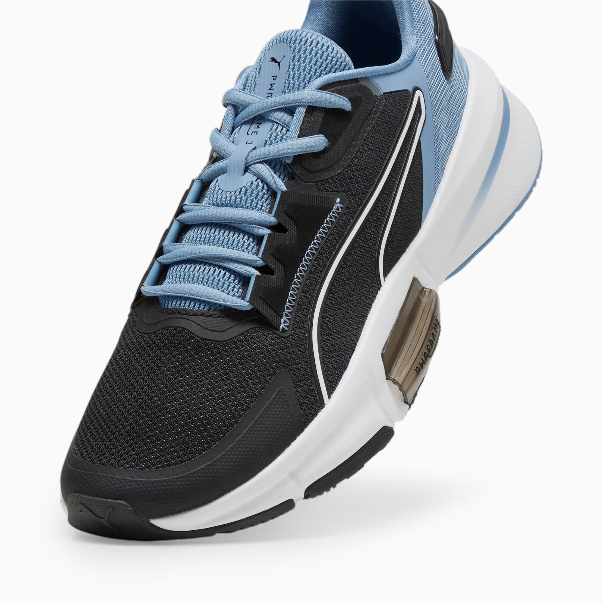 PUMA PWRframe TR 3 trainingsschoenen, Blauw/Zwart