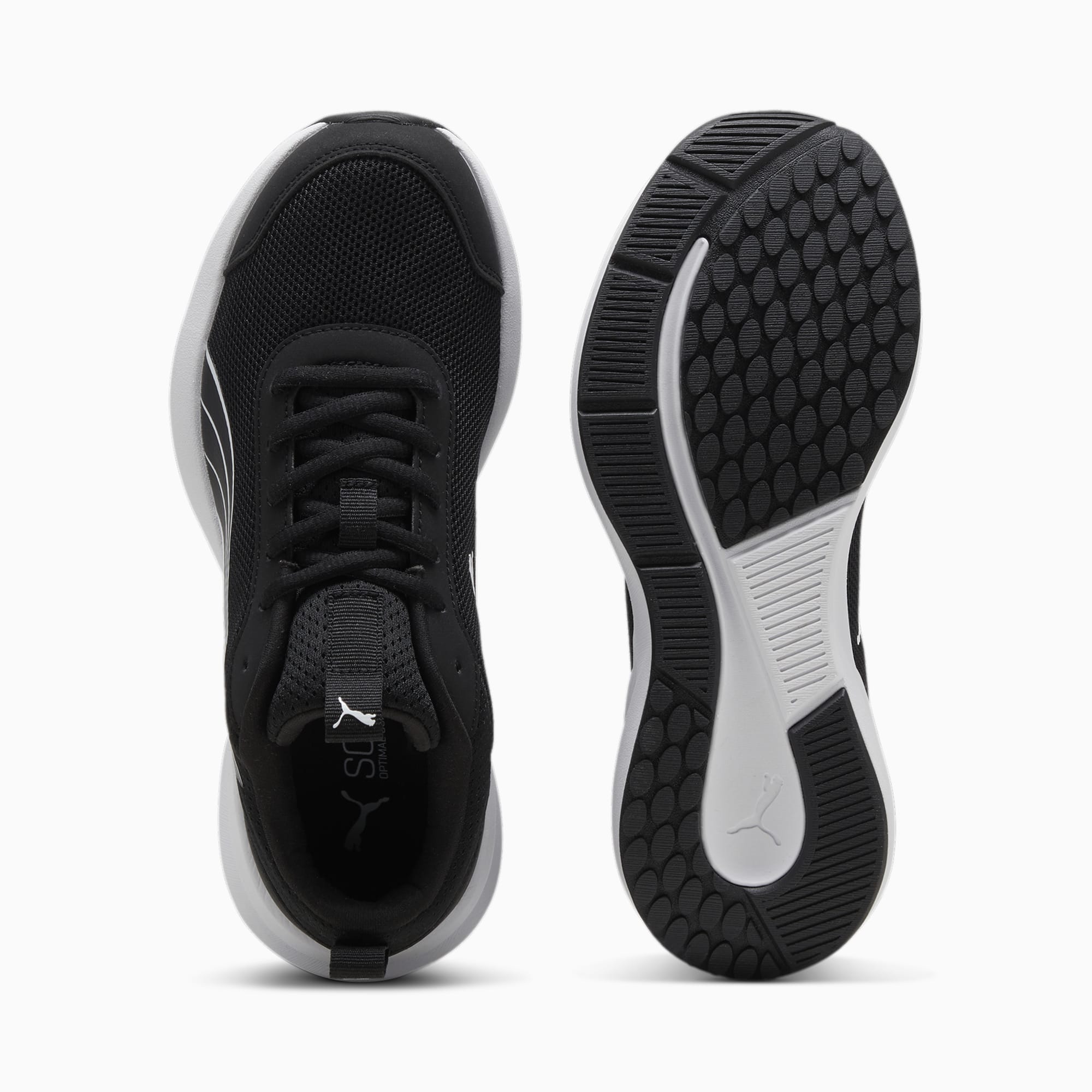 PUMA Kruz Profoam Youth Shoes, Black/White, Size 35,5, Shoes
