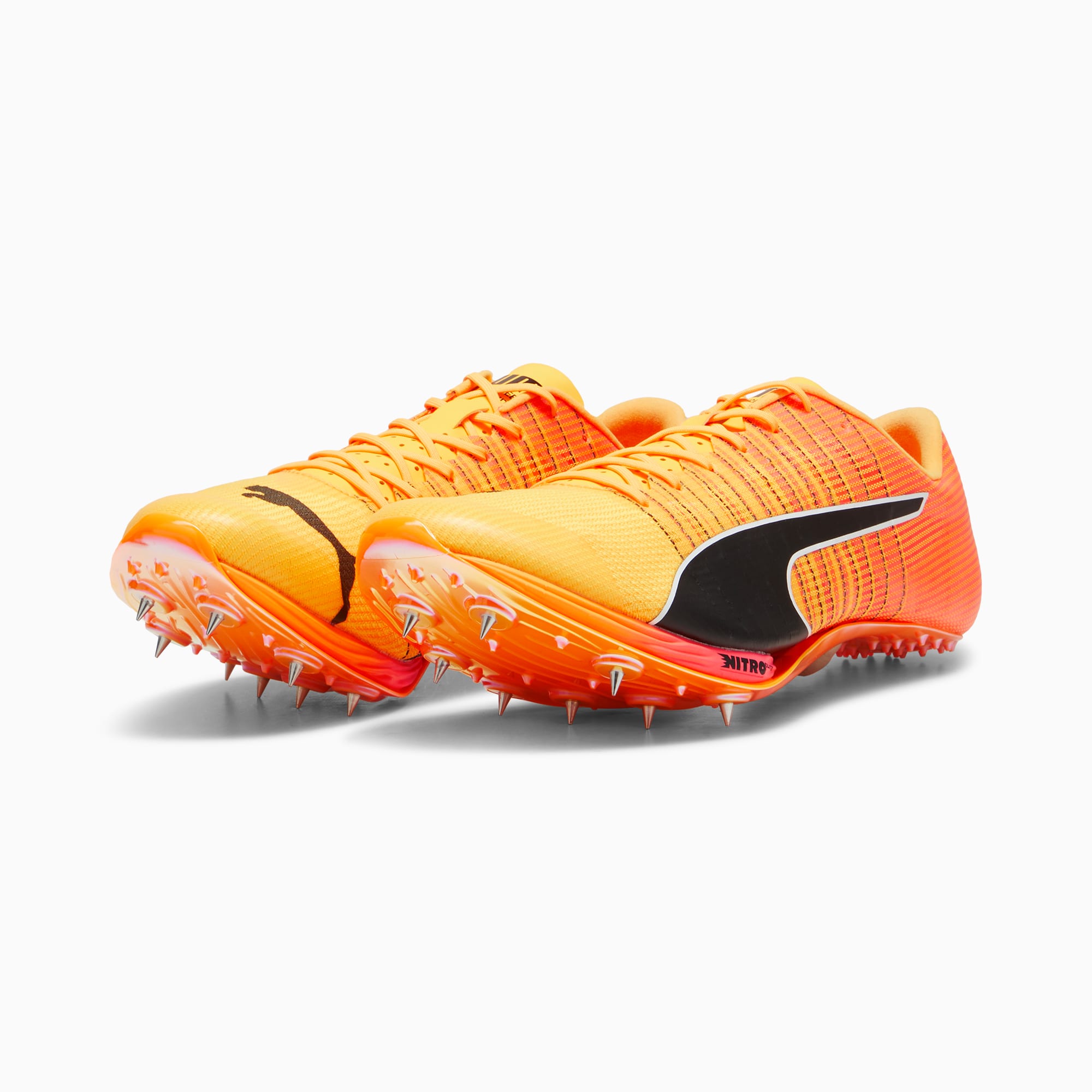 Women's PUMA Evospeed Sprint Nitro™ 2, Sun Stream/Sunset Glow/Black, Size 36, Clothing