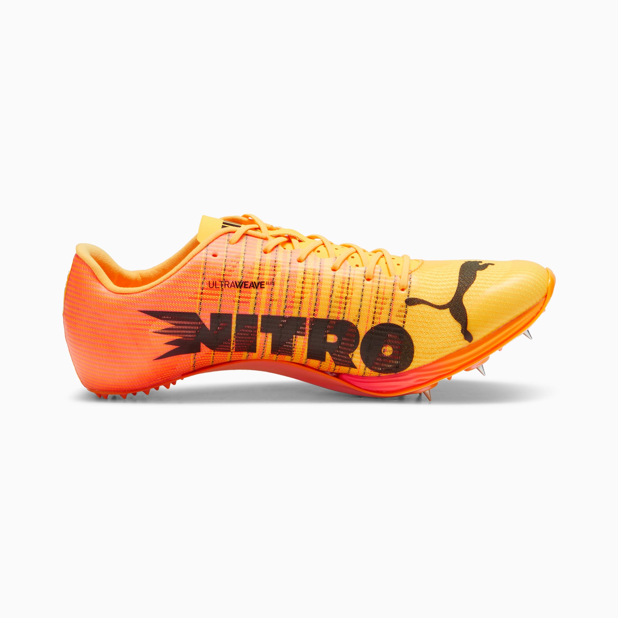 Women's PUMA Evospeed Sprint Nitro™ 2, Sun Stream/Sunset Glow/Black, Size 36, Clothing