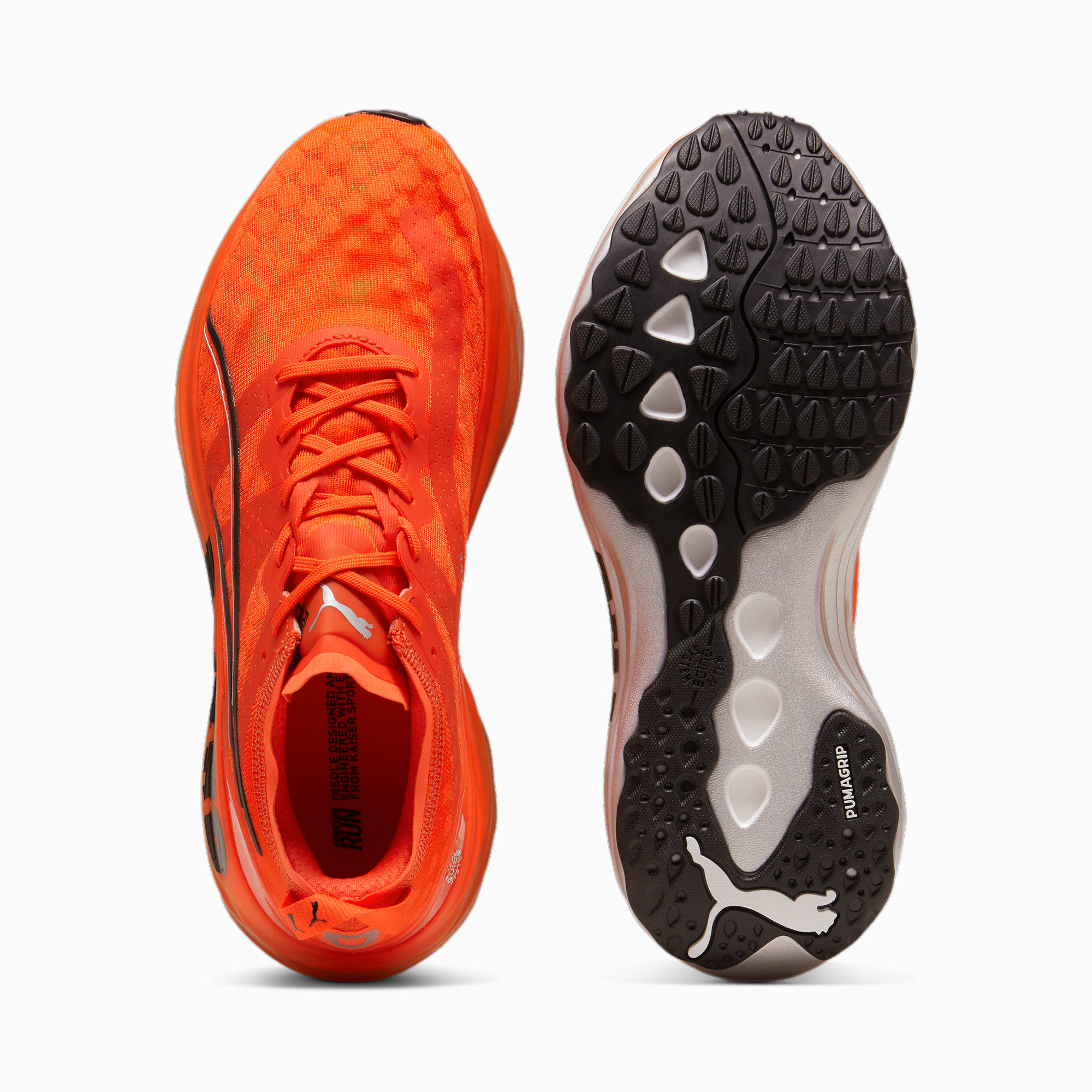PUMA Chaussures De Running ForeverRun NITRO Pour Homme, Orange/Noir