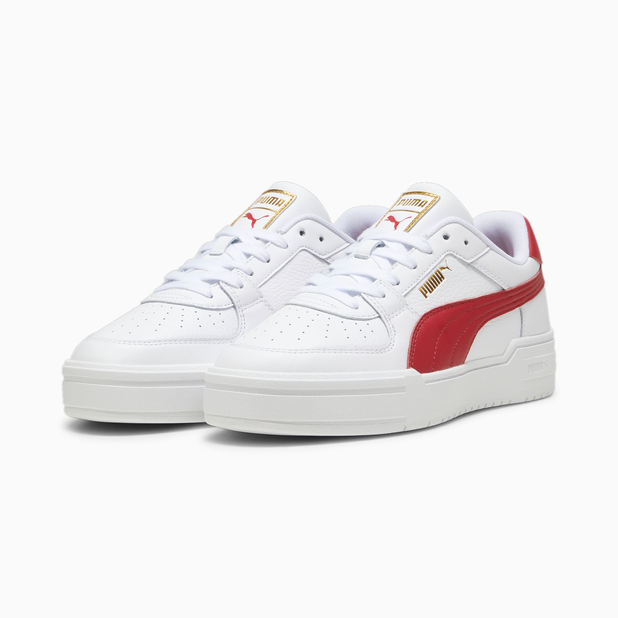 PUMA Chaussure Sneakers CA Pro Classic, Or/Rouge/Blanc