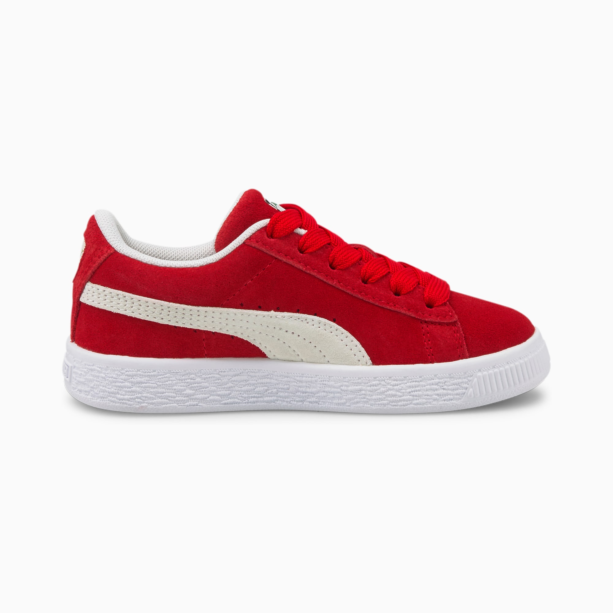 PUMA Suede Classic Xxi Kids' Trainers, High Risk Red/White, Size 27,5, Shoes