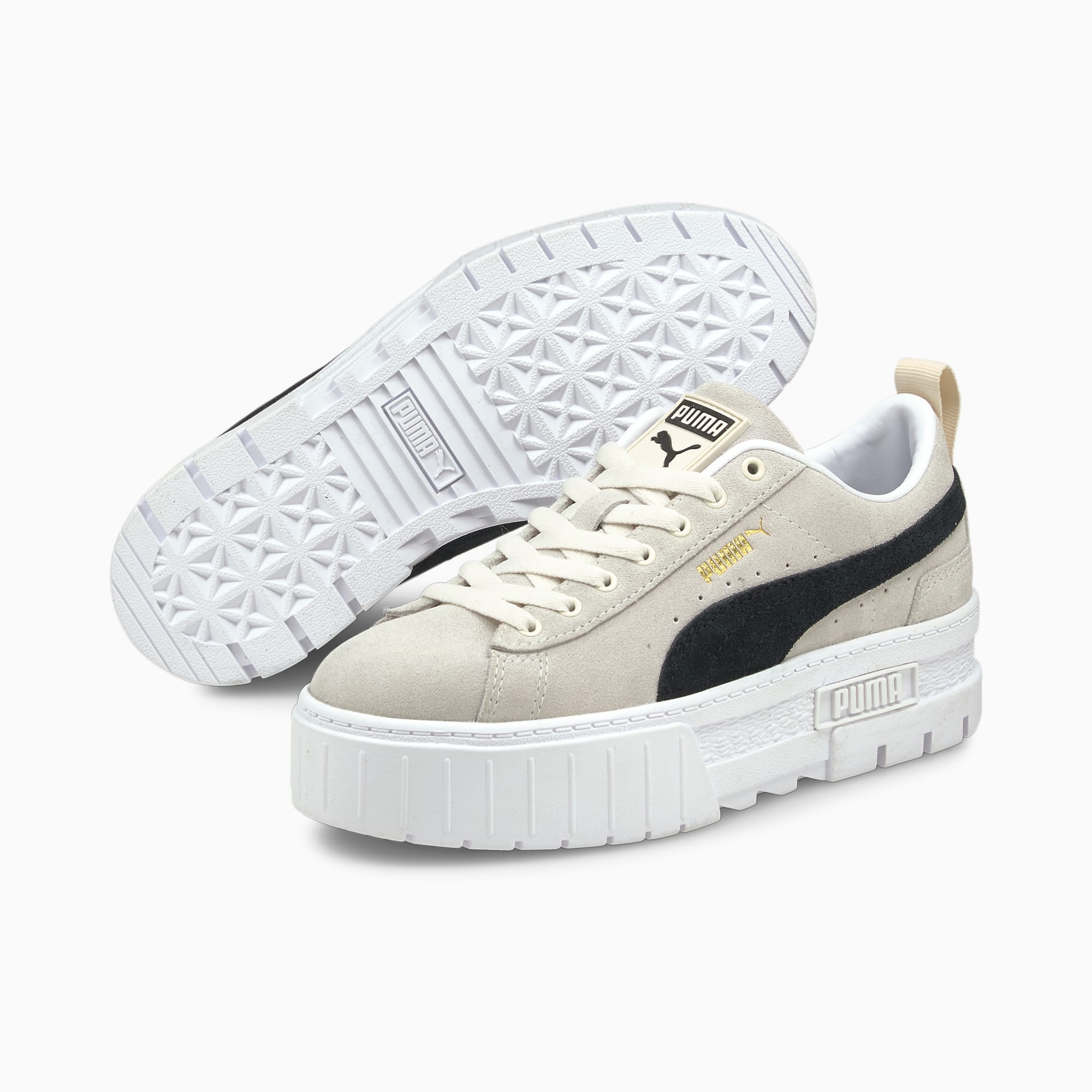 PUMA Mayze Sneaker Dames, Ivory Glow