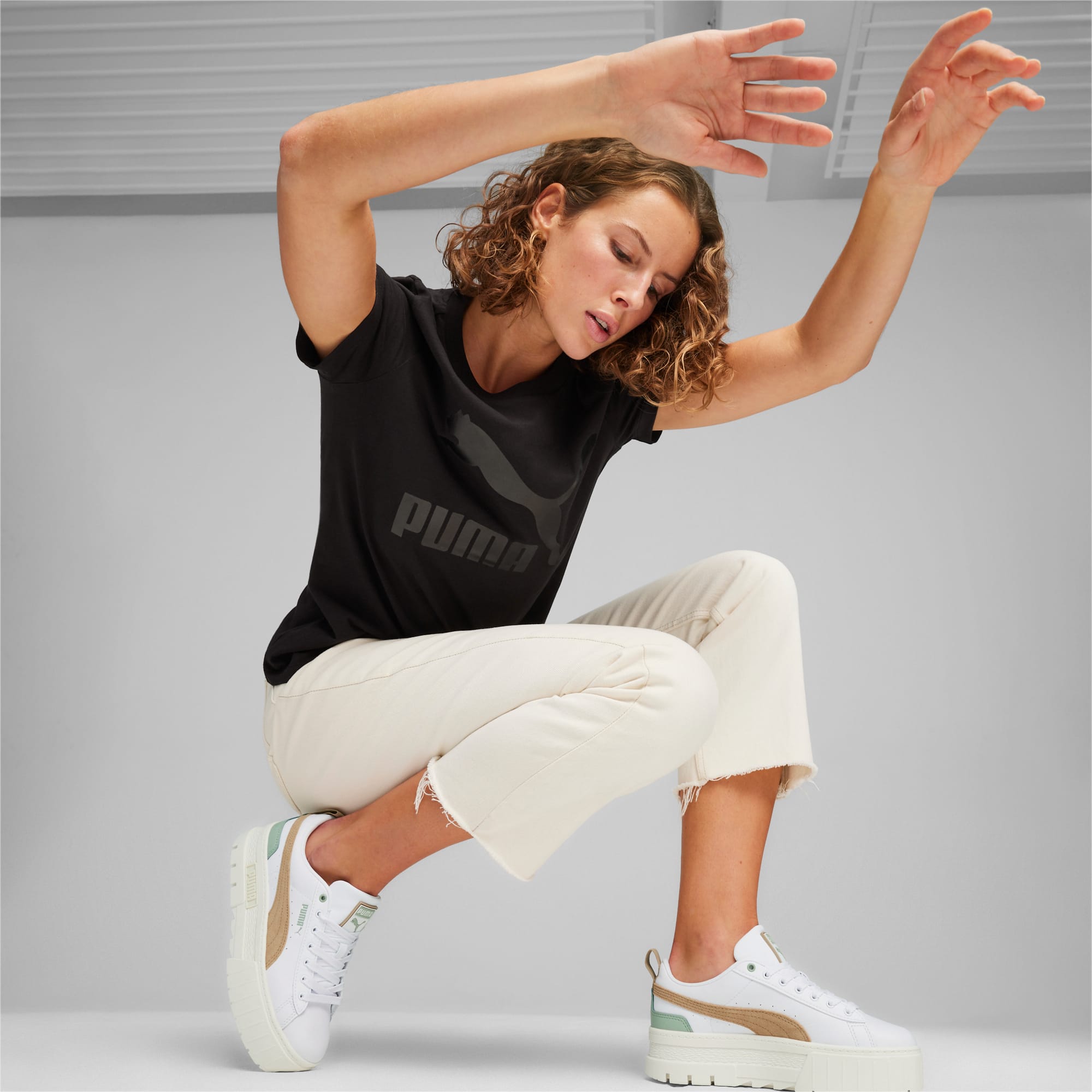 Sneaker Mayze Da Donna, Bianco/Beige/Altro