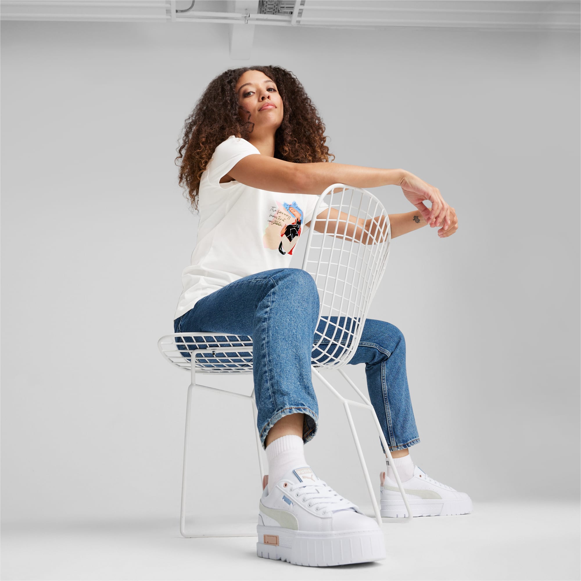 Sneaker Mayze Da Donna, Bianco/Blu/Altro
