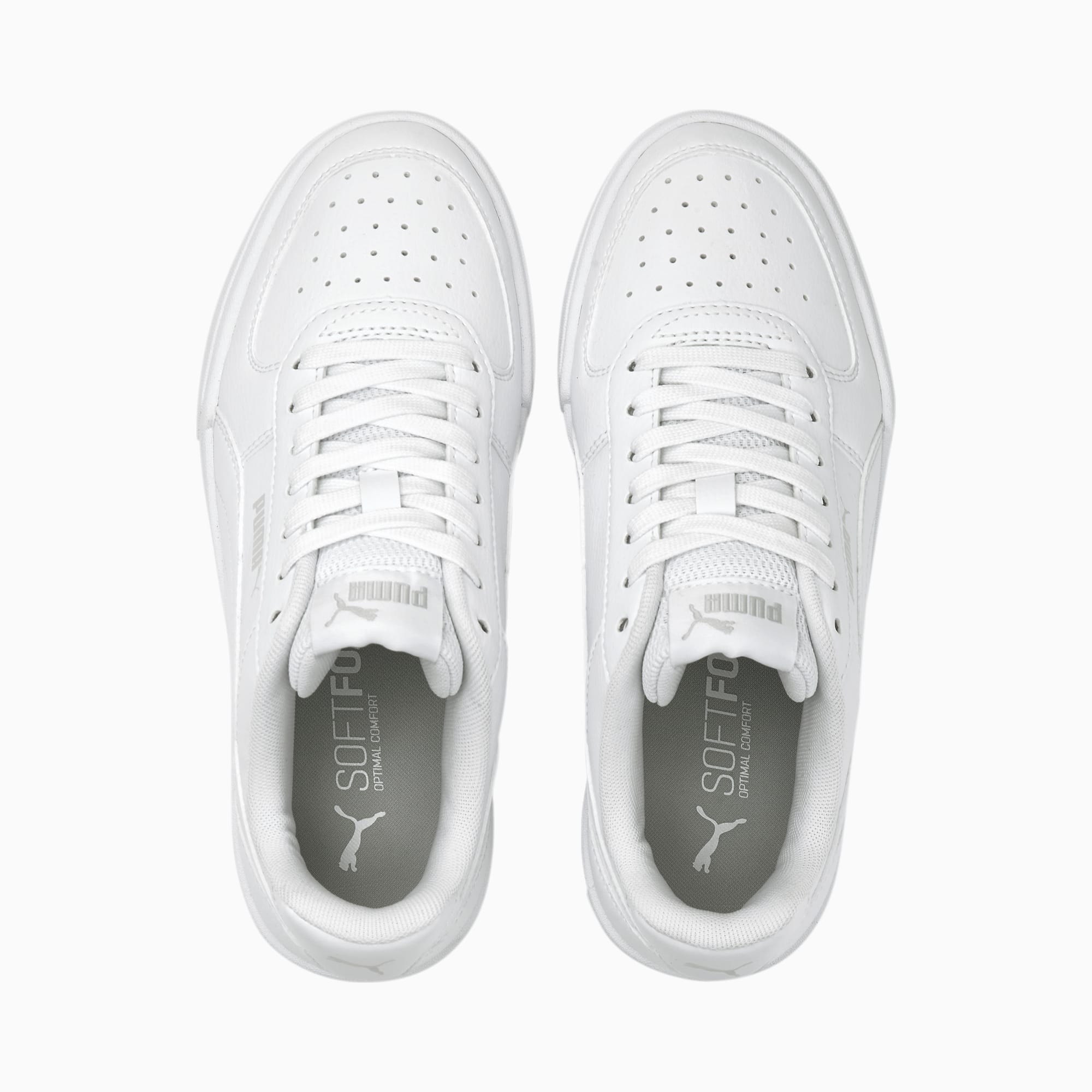 PUMA Caven Jr Unisex Sneakers - White/GrayViolet - Maat 38.5