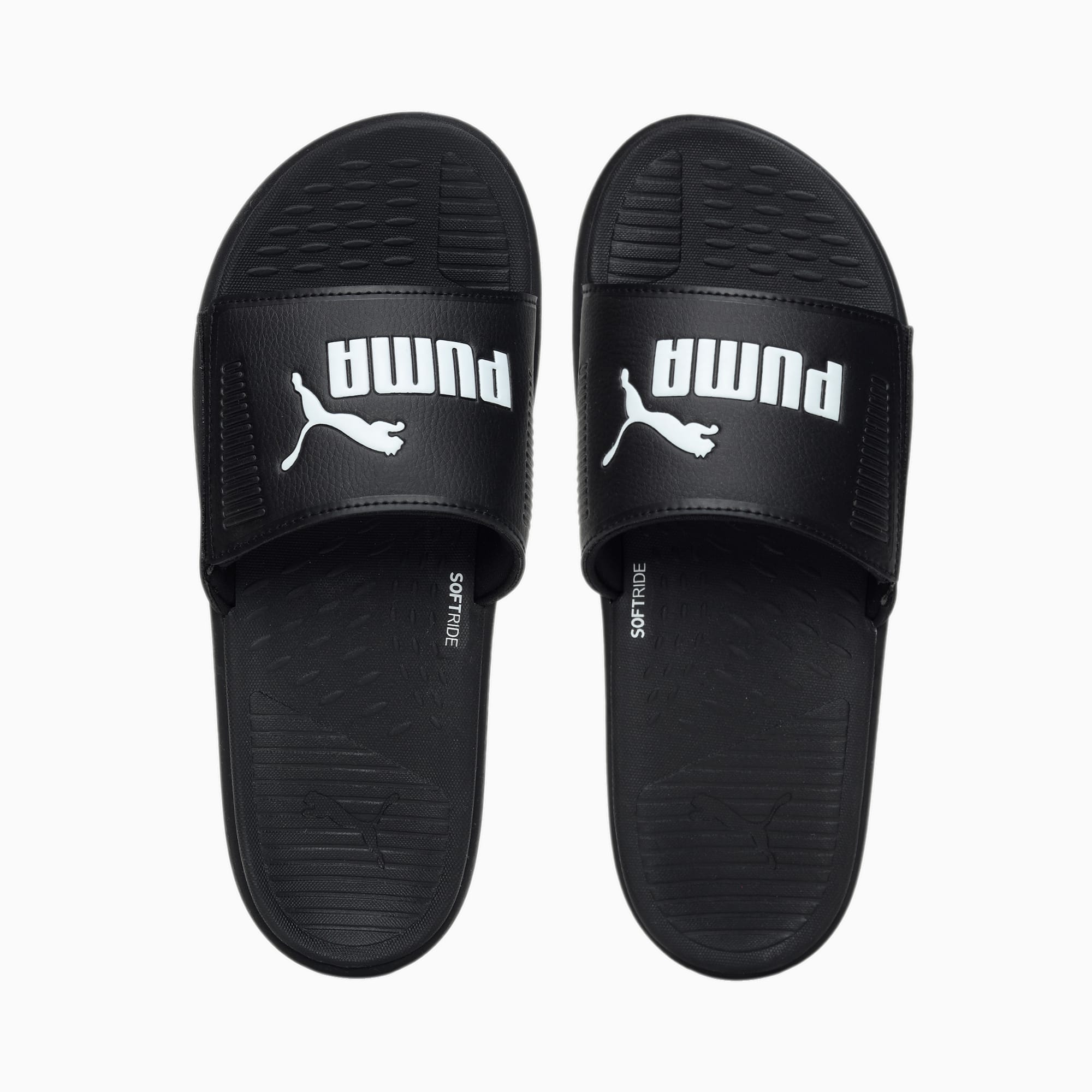 PUMA Softride sandalen voor Dames, Wit/Zwart