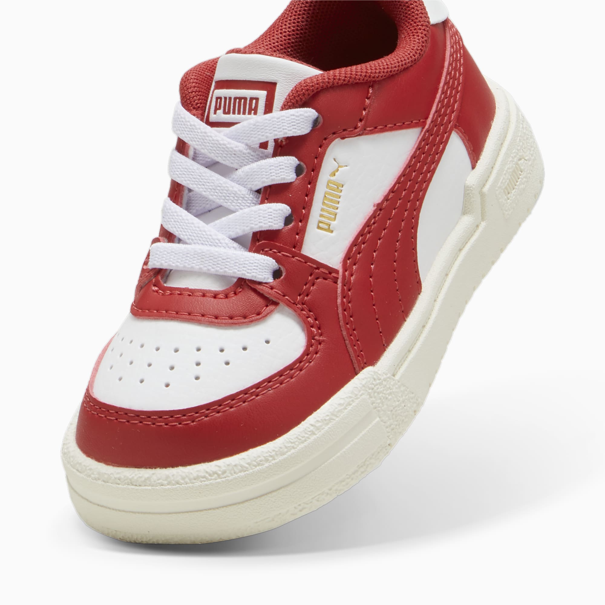 PUMA Ca Pro Classic AC Babies' Trainers, White/Club Red, Size 19, Shoes