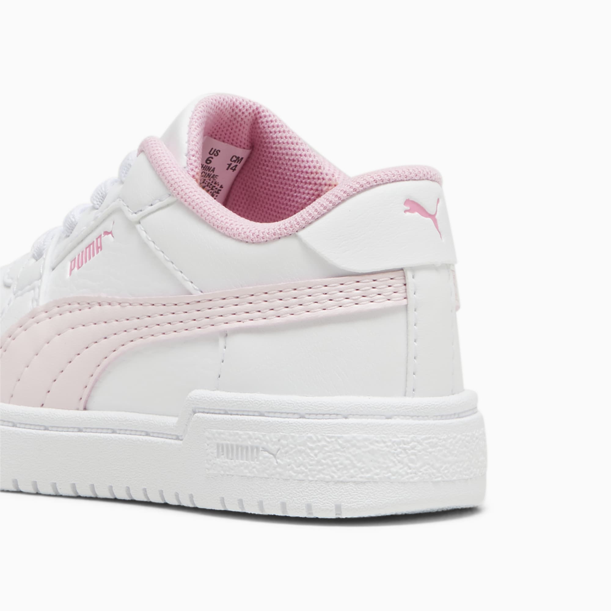 PUMA Ca Pro Classic AC Babies' Trainers, White/Whisp Of Pink