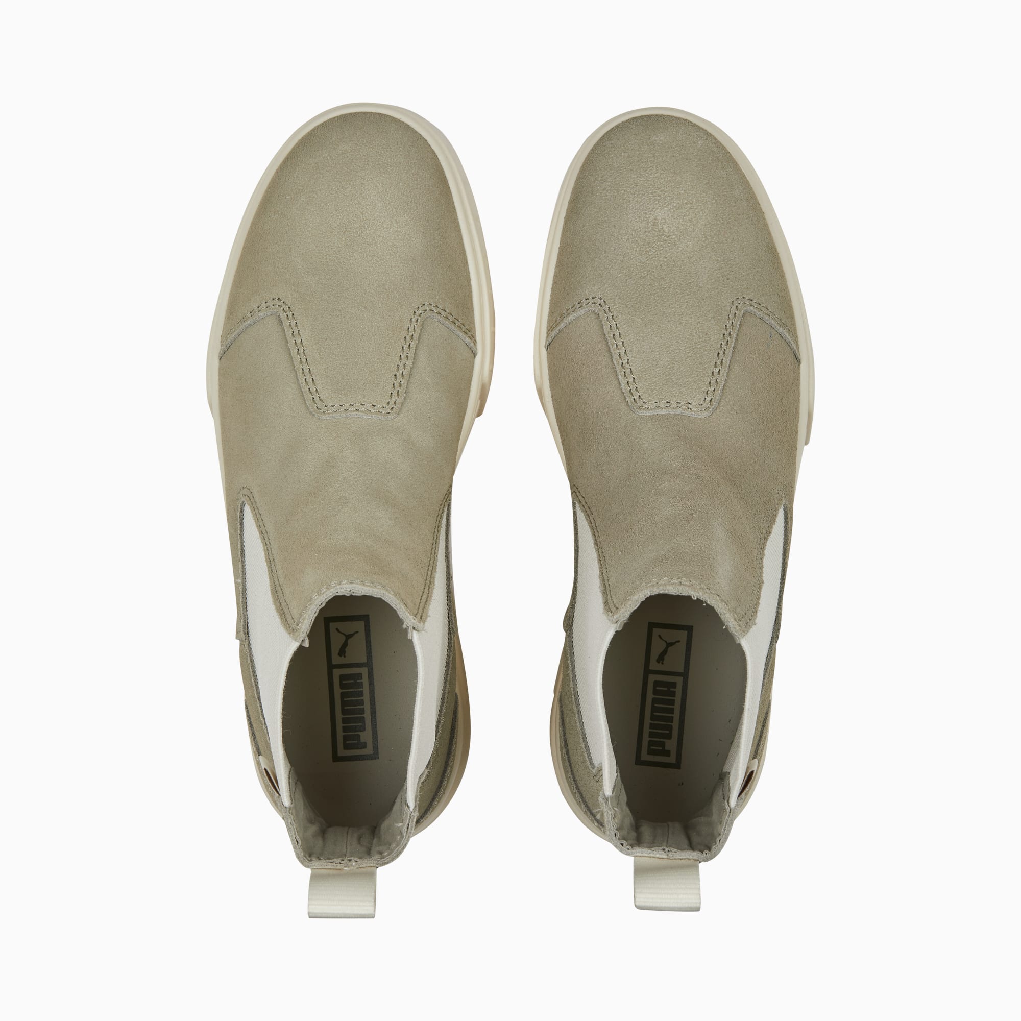 PUMA Mayze Chelsea Suede schoenen voor Dames, Bruin