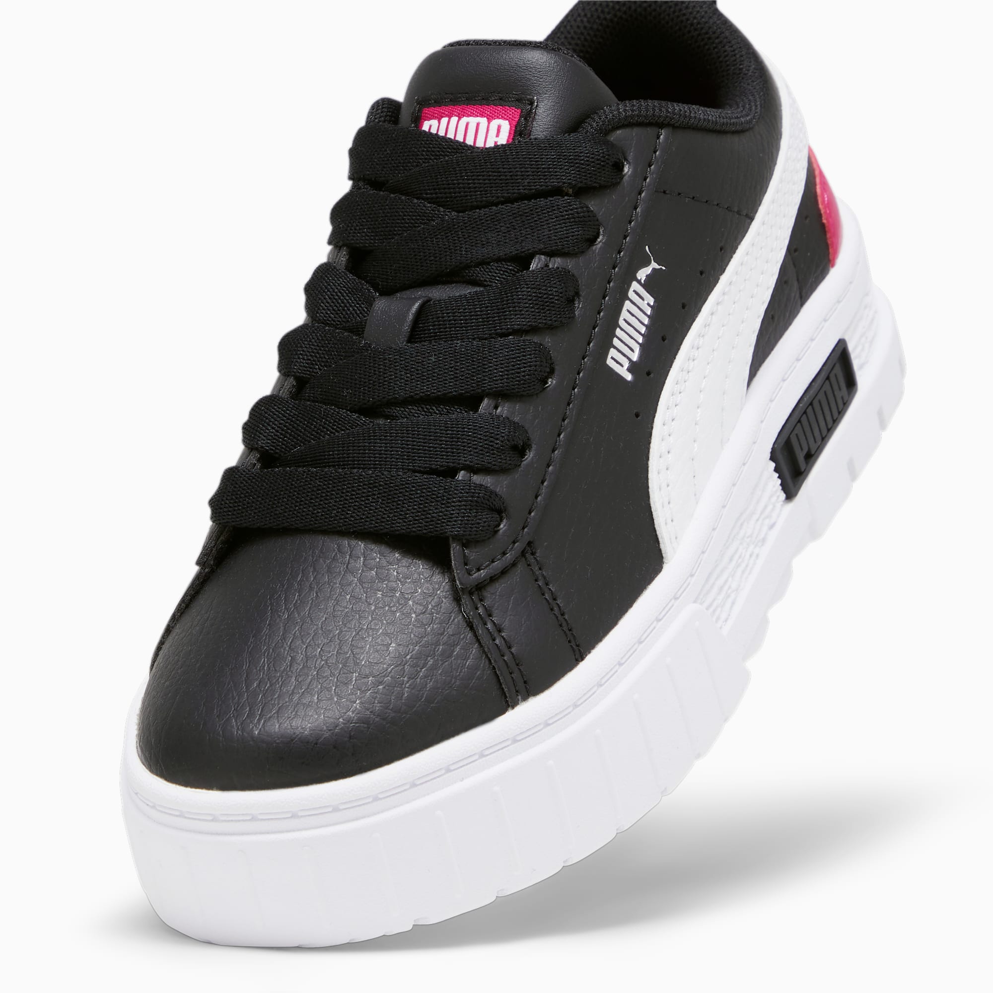 PUMA Mayze sportschoenen, Wit/Roze/Zwart