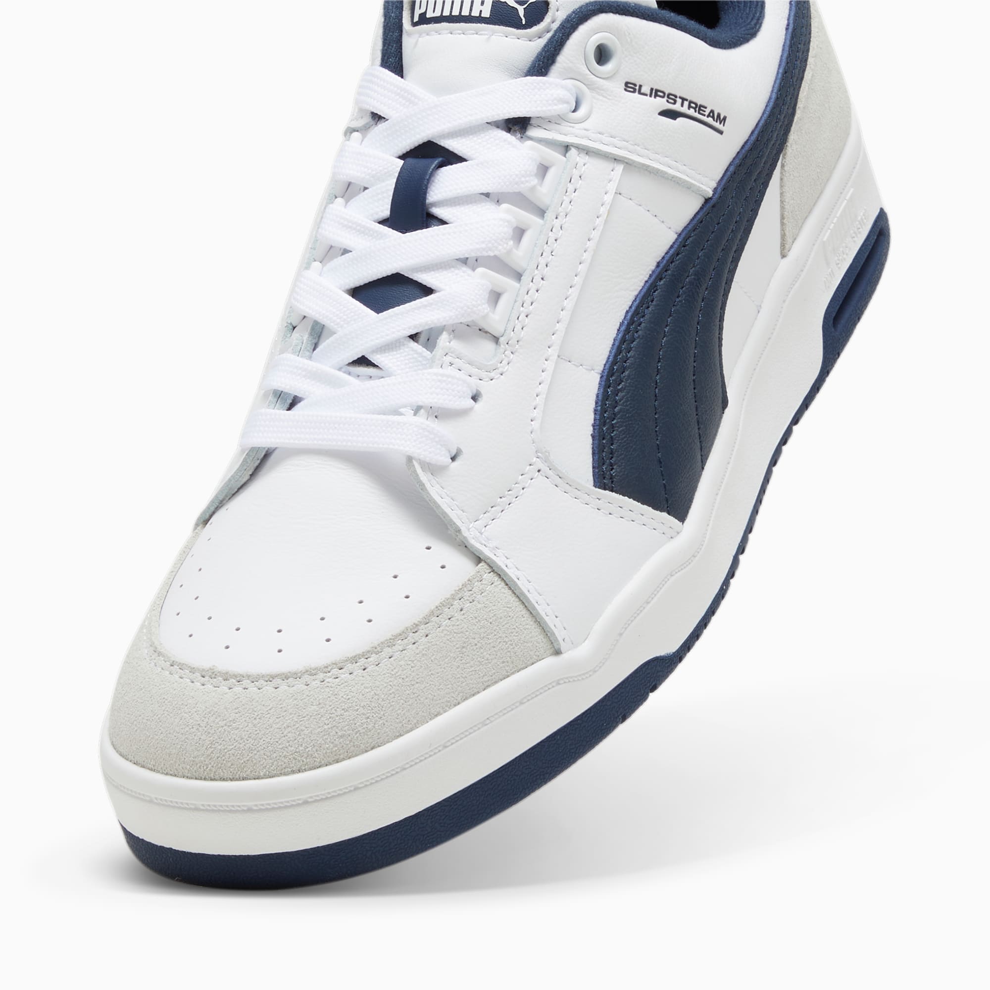 PUMA Slipstream Lo Retro sportschoenen, Wit/Blauw