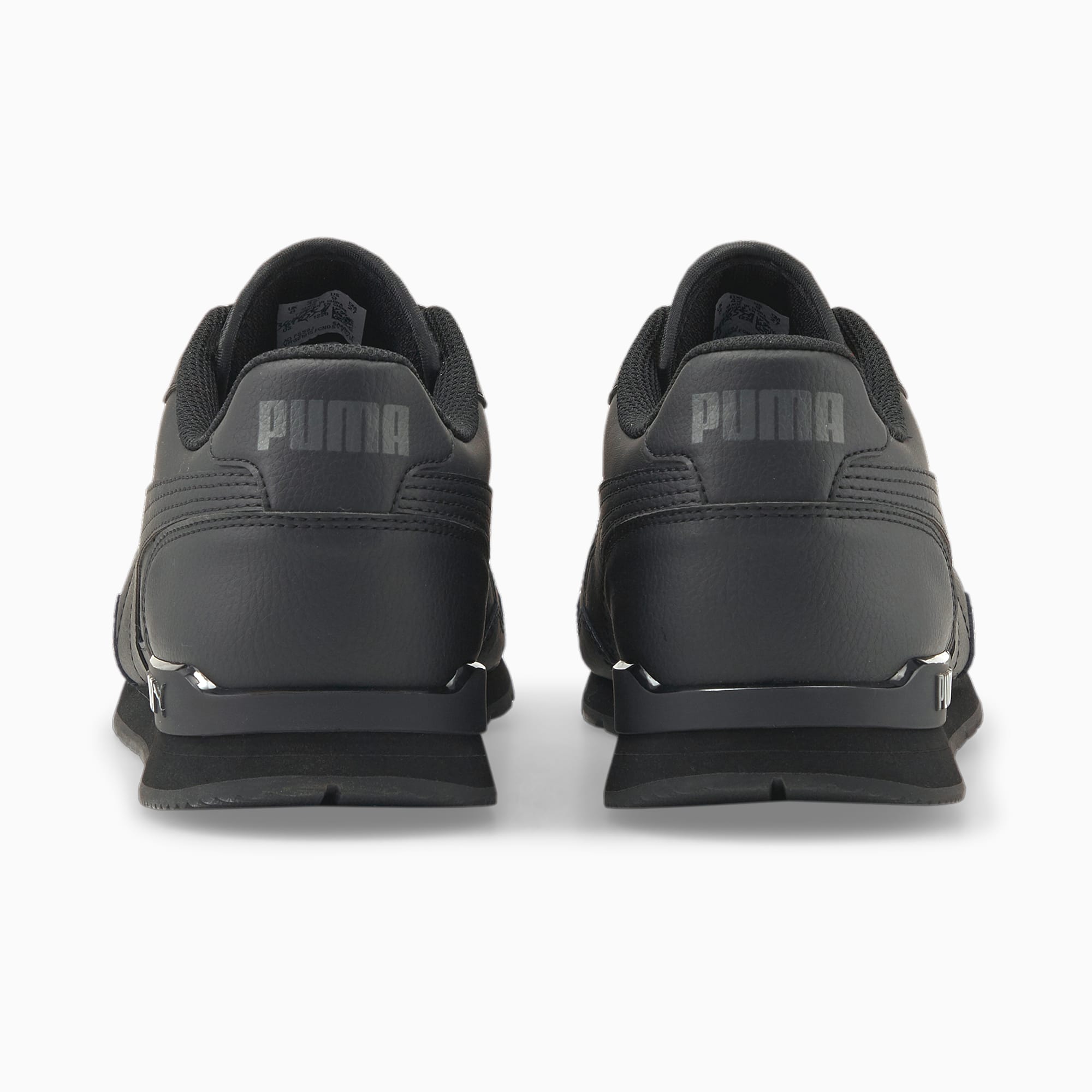 PUMA Chaussure Sneakers En Cuir ST Runner V3, Noir