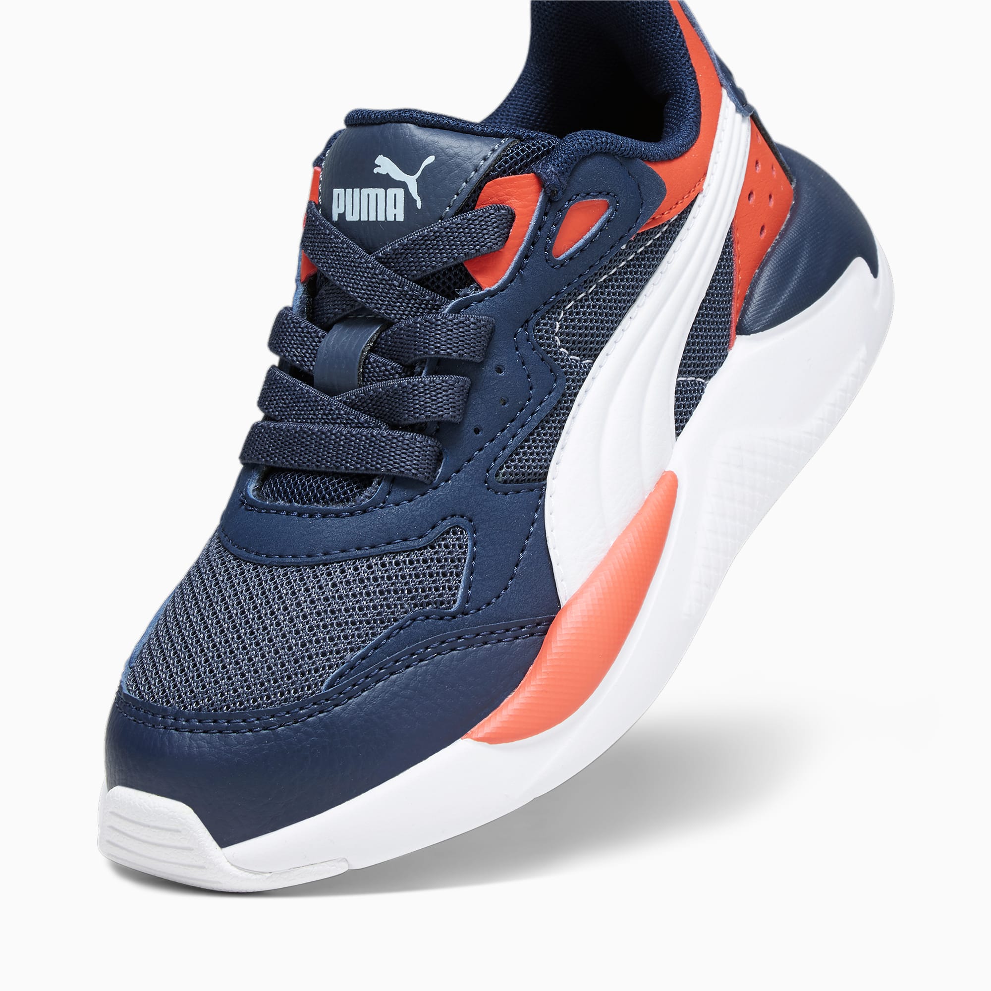 PUMA X-Ray Speed AC Kids' Trainers, Inky Blue/White/Persian Blue, Size 27,5, Shoes