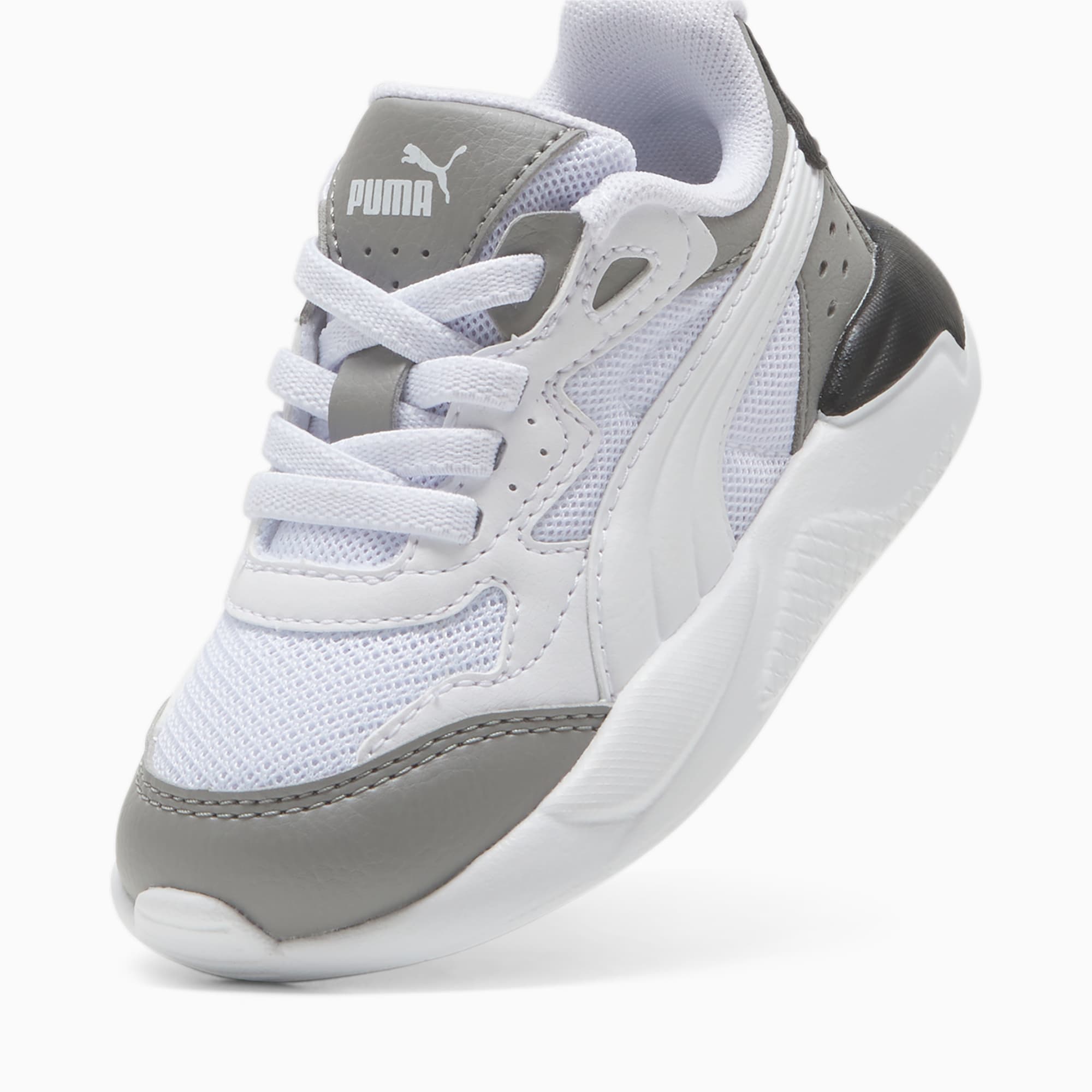 PUMA X-Ray Speed AC Babies' Trainers, Stormy Slate/White/Black, Size 19, Shoes
