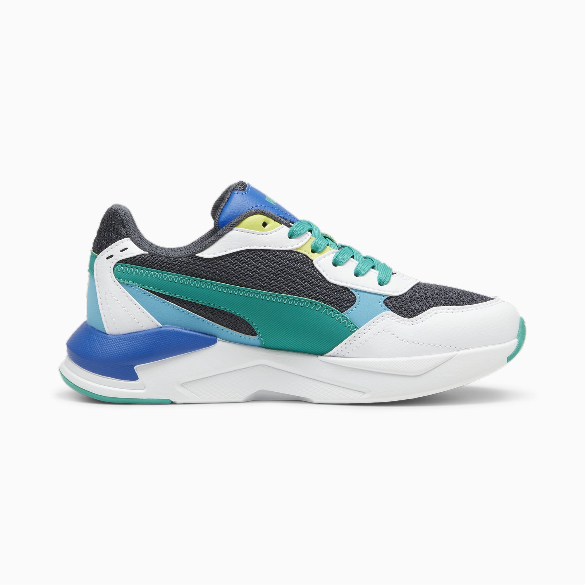 PUMA X-Ray Speed Lite Youth Trainers, Strongray/Sparkling Green/White, Size 35,5, Shoes