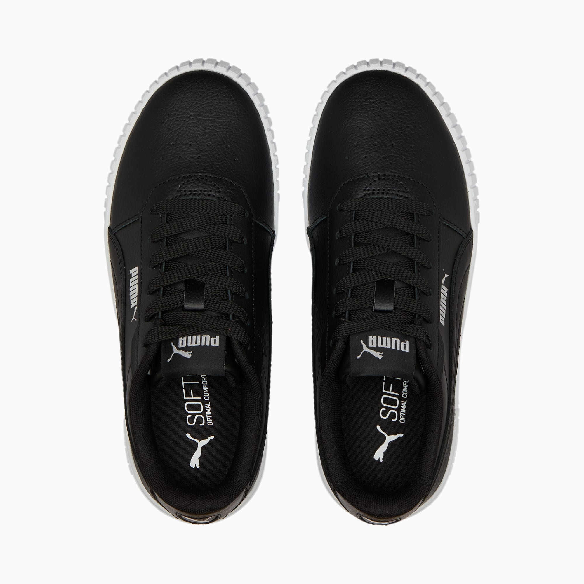 PUMA Młodzieżowe Sneakersy Carina 2,0, Czarny