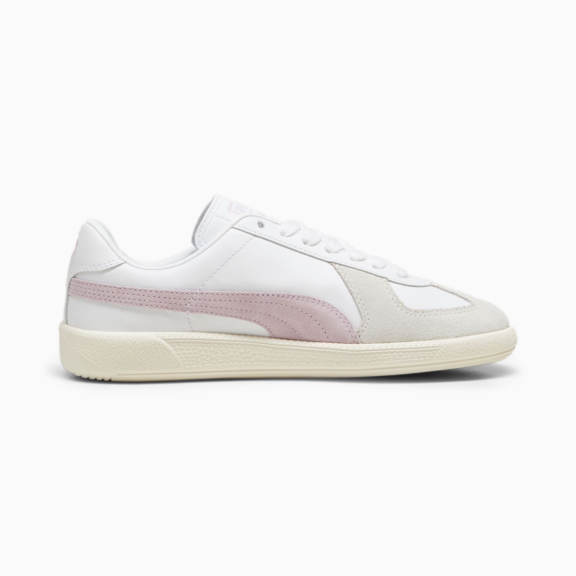 Women's PUMA Army Trainer Sneakers, White/Feather Grey/Grape Mist, Size 35,5, Shoes