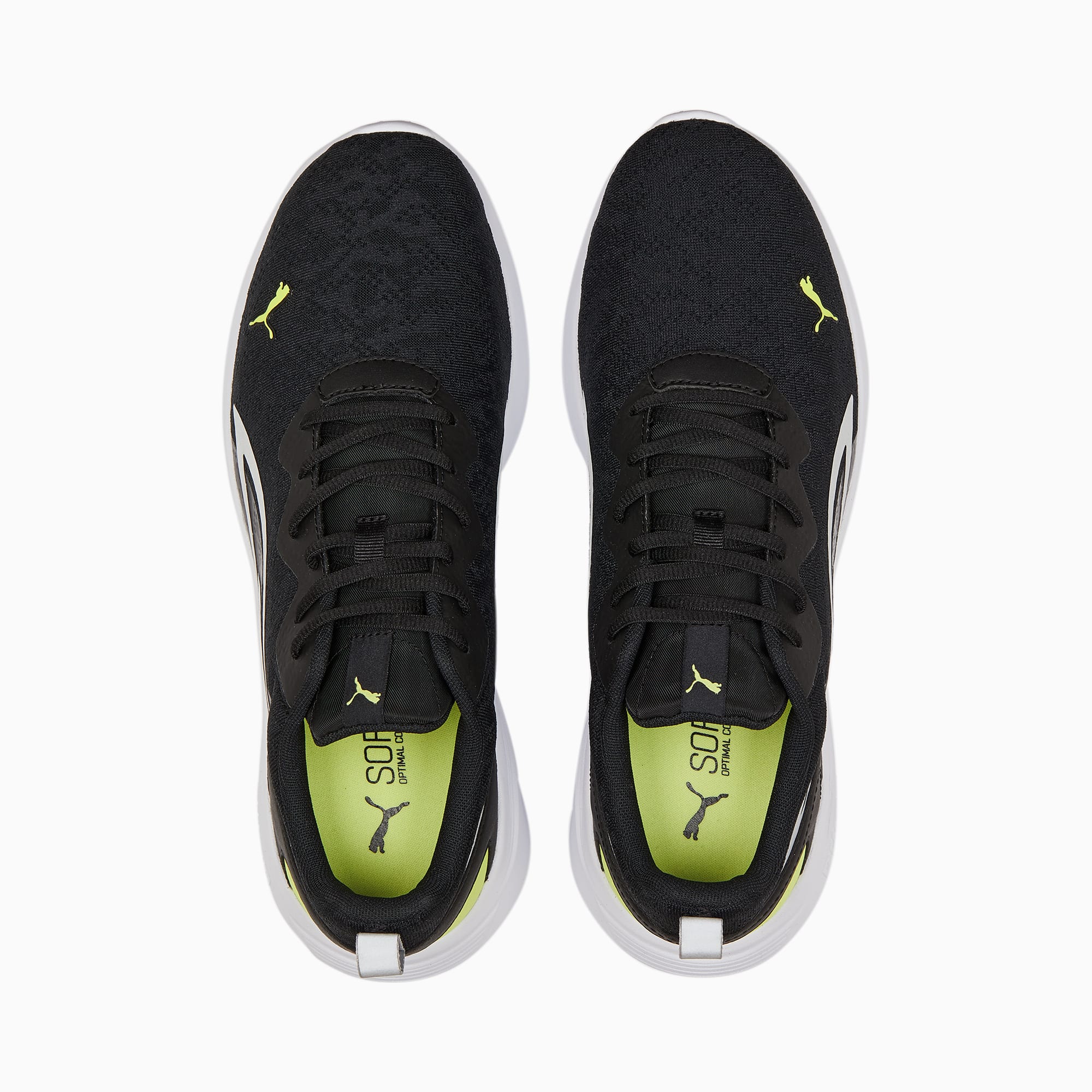 PUMA All-Day Active In Motion Sneakers - Puma Black / Puma Silver / Light Lime - Heren - EU 41