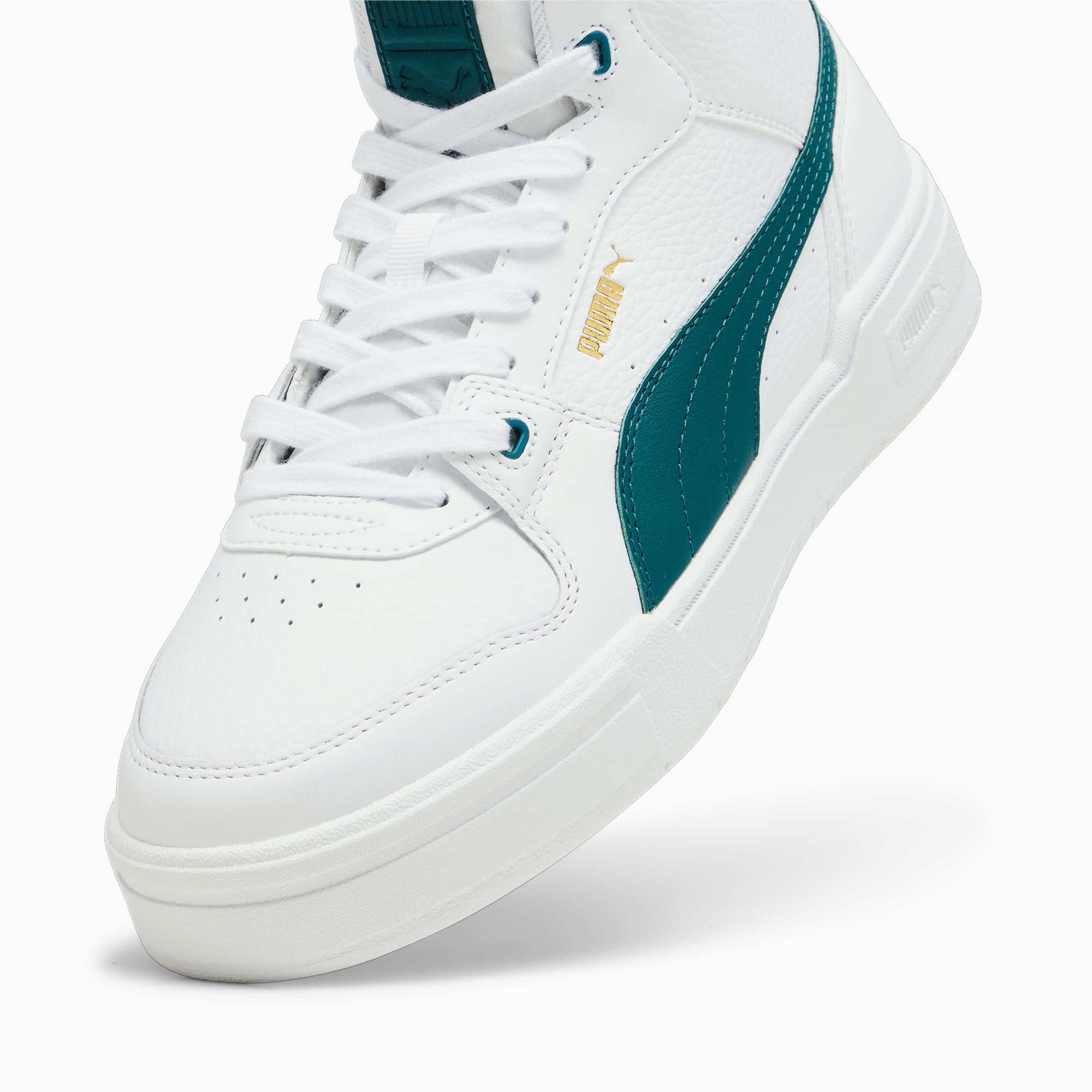 Men's PUMA Ca Pro Mid Sneakers, White/Malachite, Size 35,5, Shoes