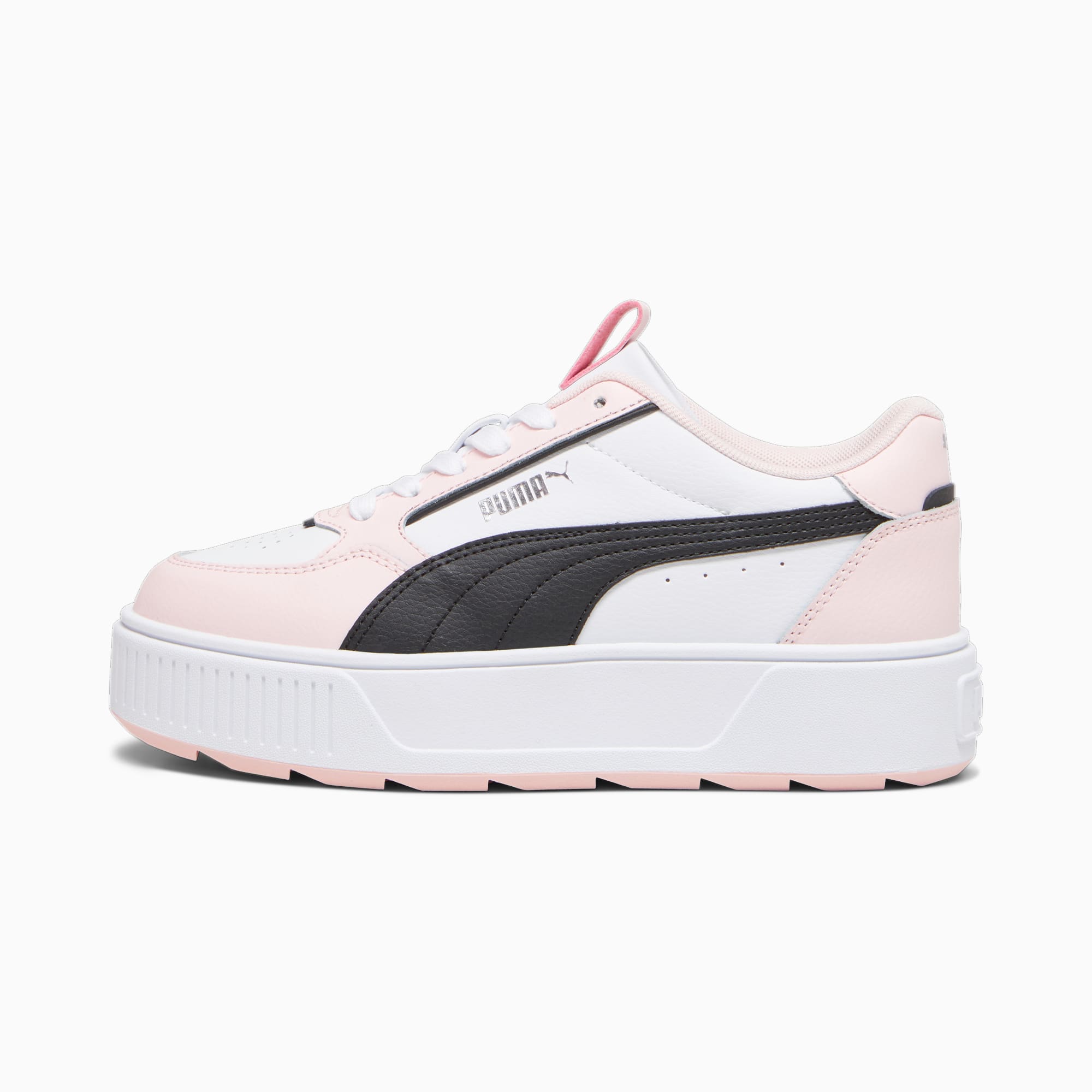 PUMA Karmen Rebelle Sneakers Women, White/Black/Frosty Pink, Size 35,5, Shoes