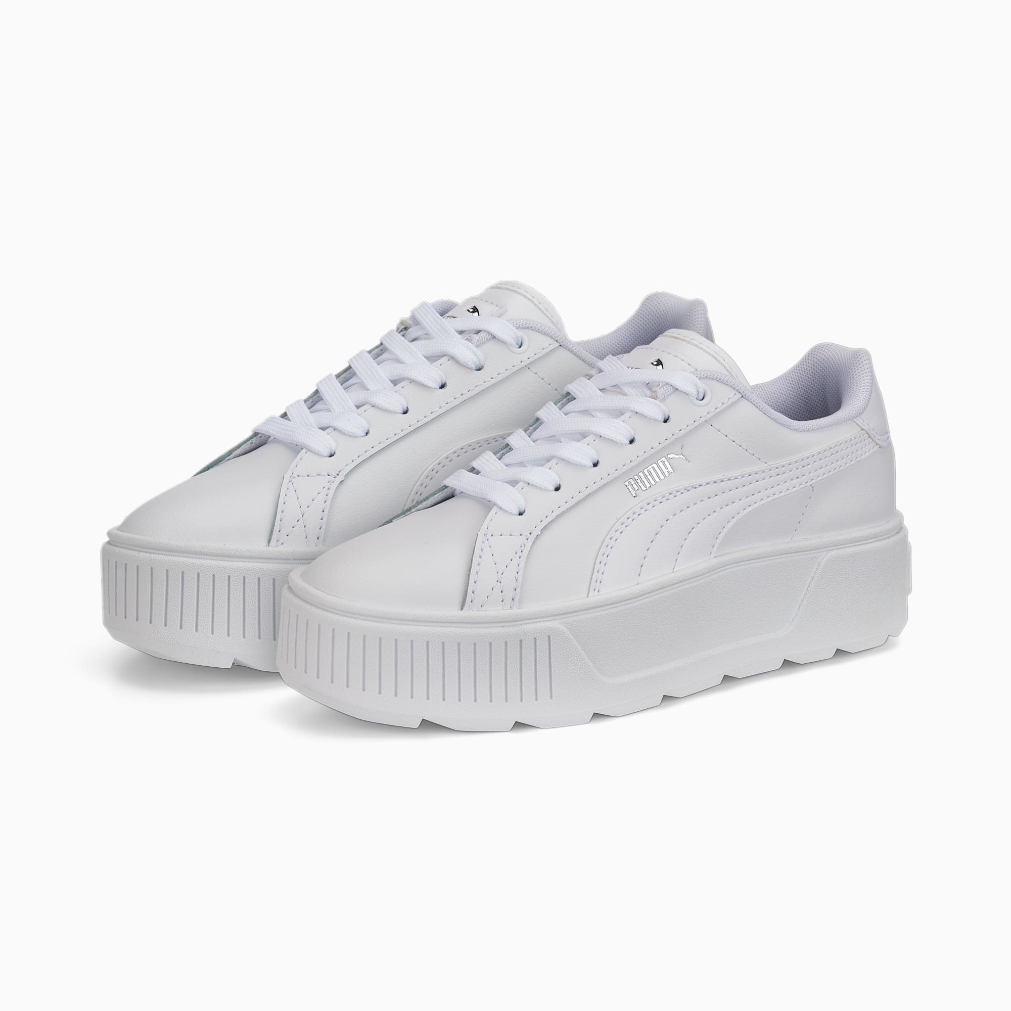 PUMA Karmen L Sneakers Youth, White, Size 35,5, Shoes