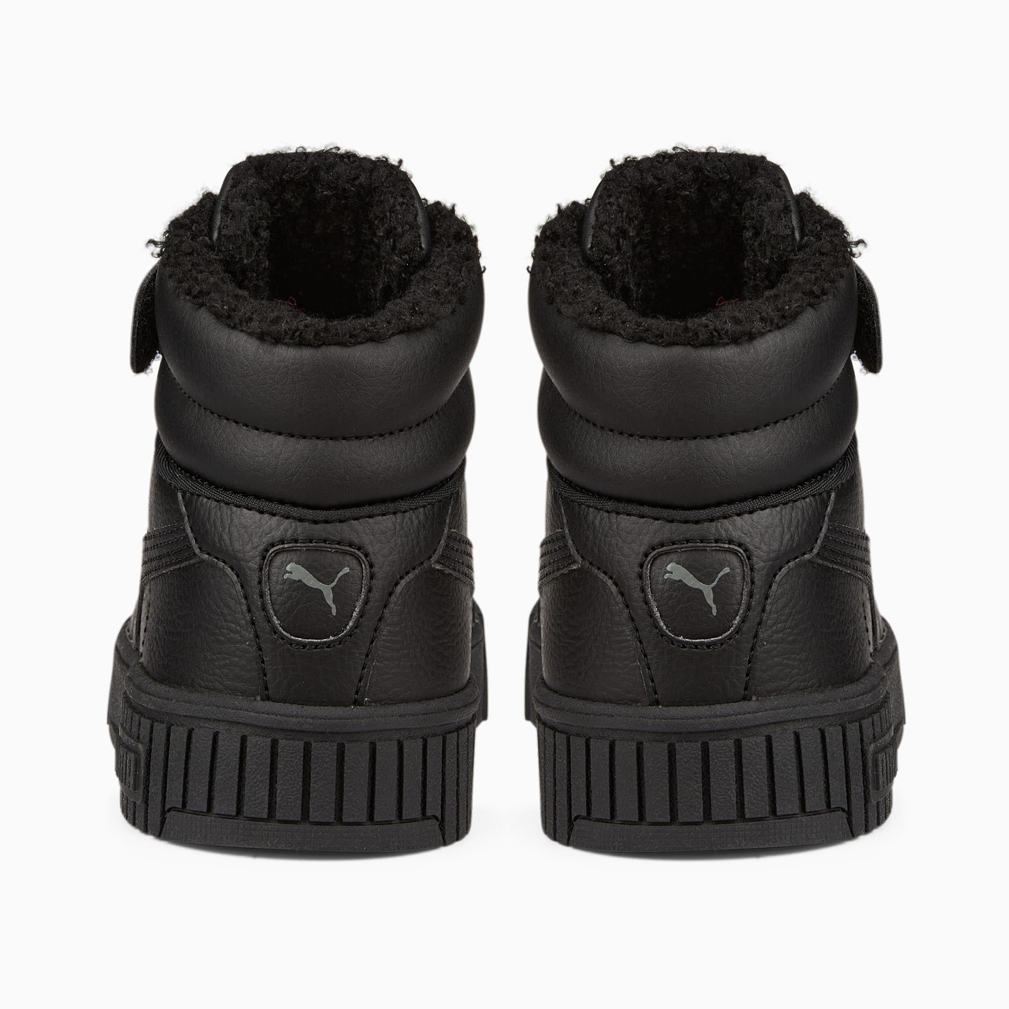 PUMA Carina 2.0 Mid Winter Sneakers Kids, Black/Dark Shadow, Size 34, Shoes