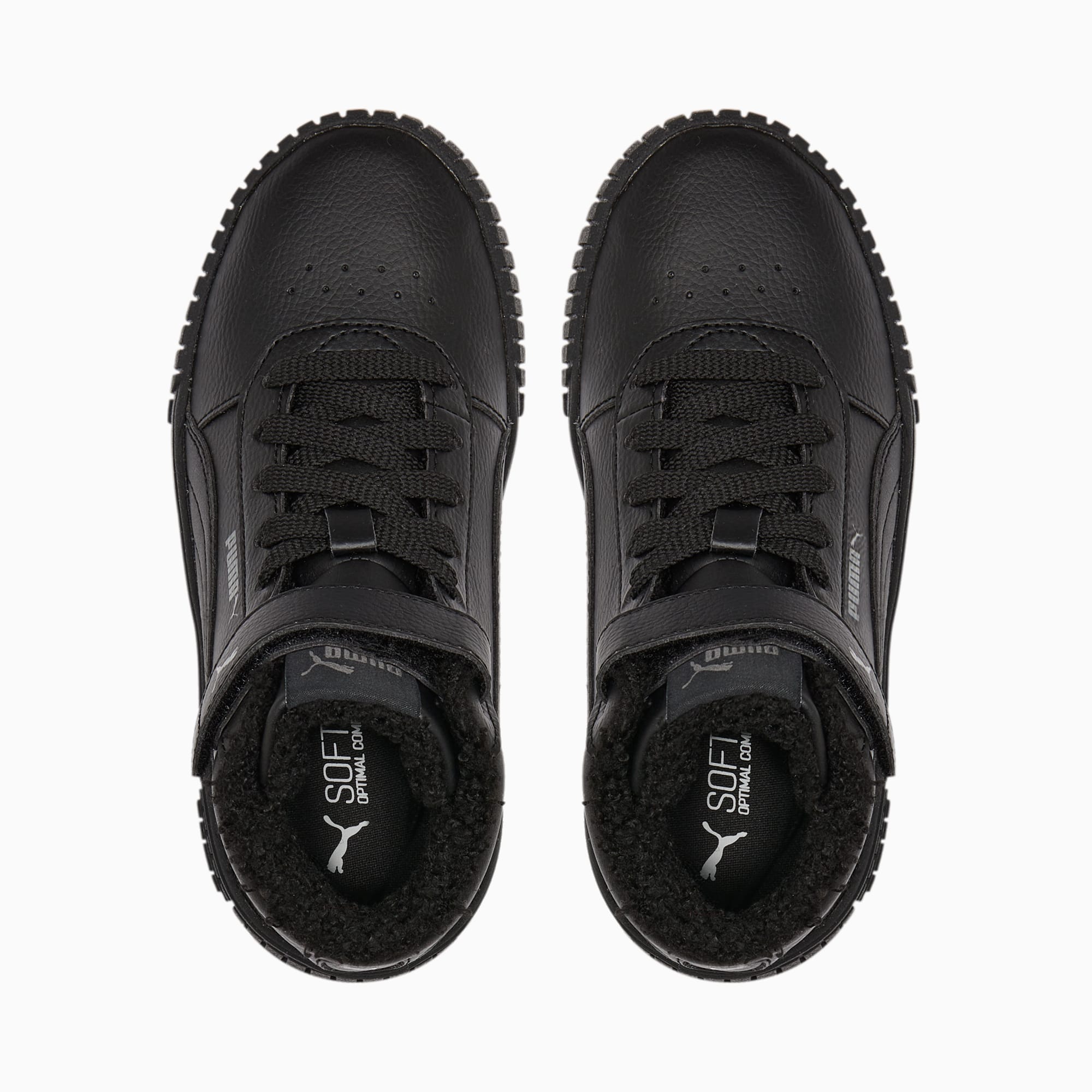PUMA Carina 2.0 Mid Winter Sneakers Kids, Black/Dark Shadow, Size 34,5, Shoes