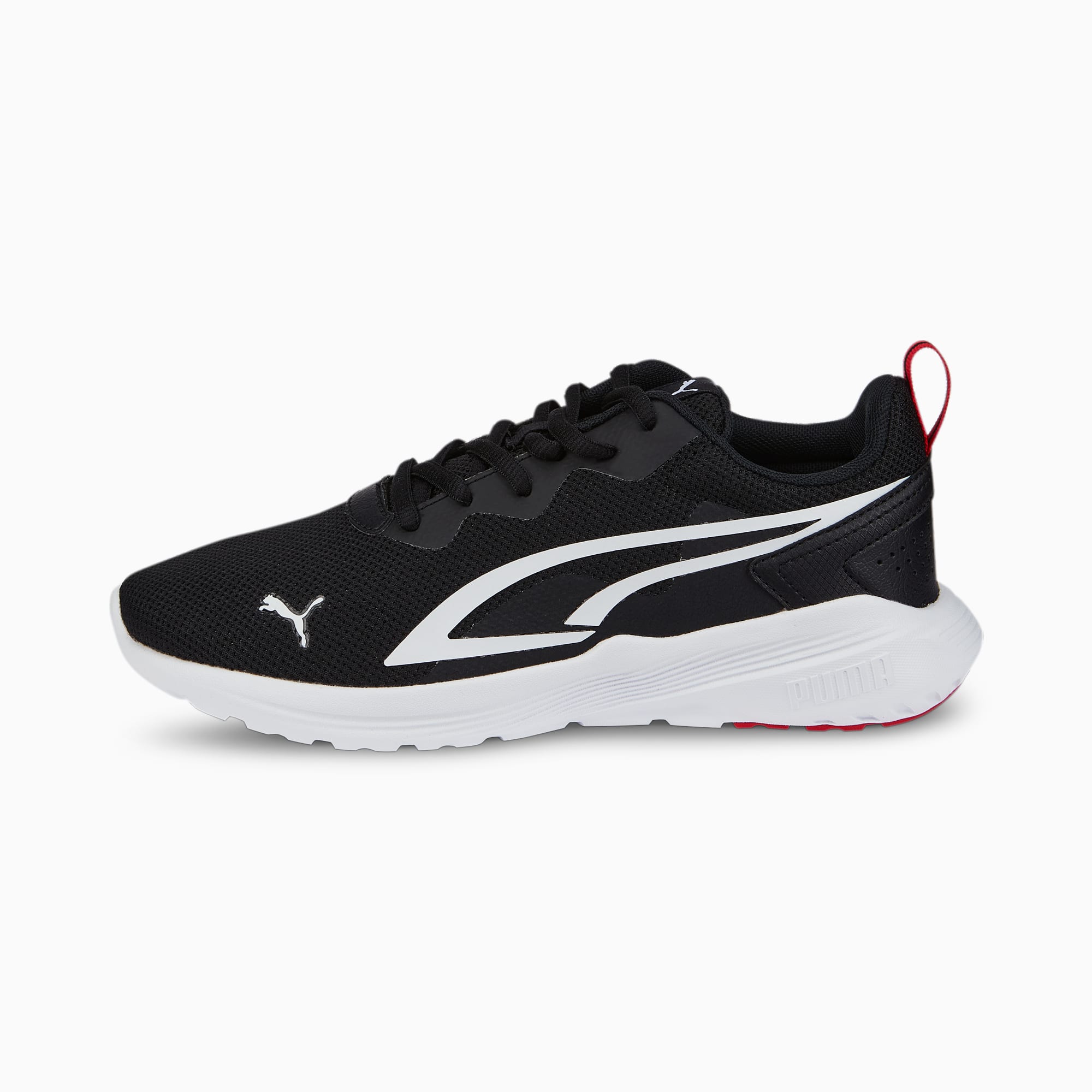 PUMA All-Day Active Sneakers Youth, Black/White, Size 39, Shoes