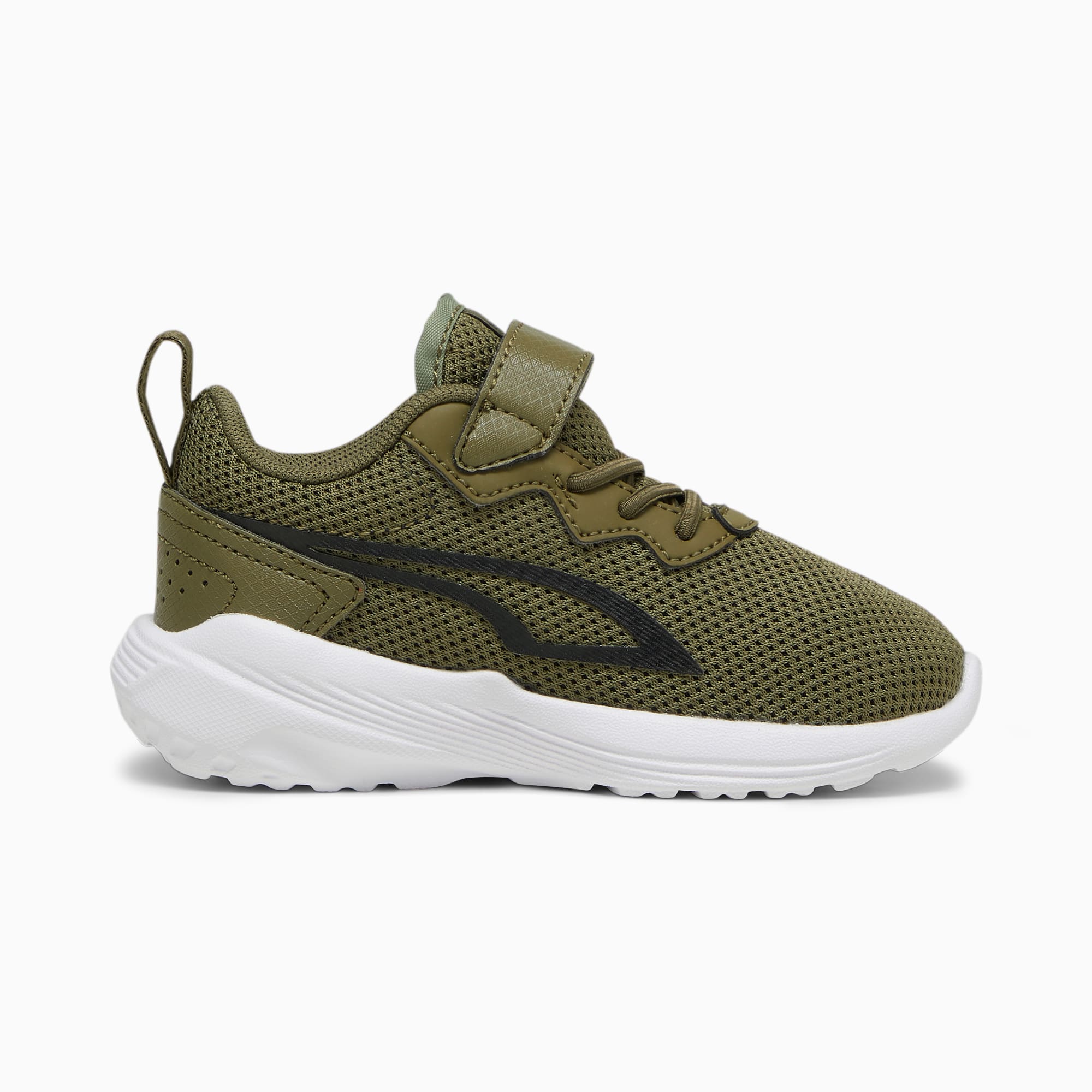 PUMA All-Day Active Alternative Closure Sneakers Babies, Olive Drab/Black, Size 19, Shoes