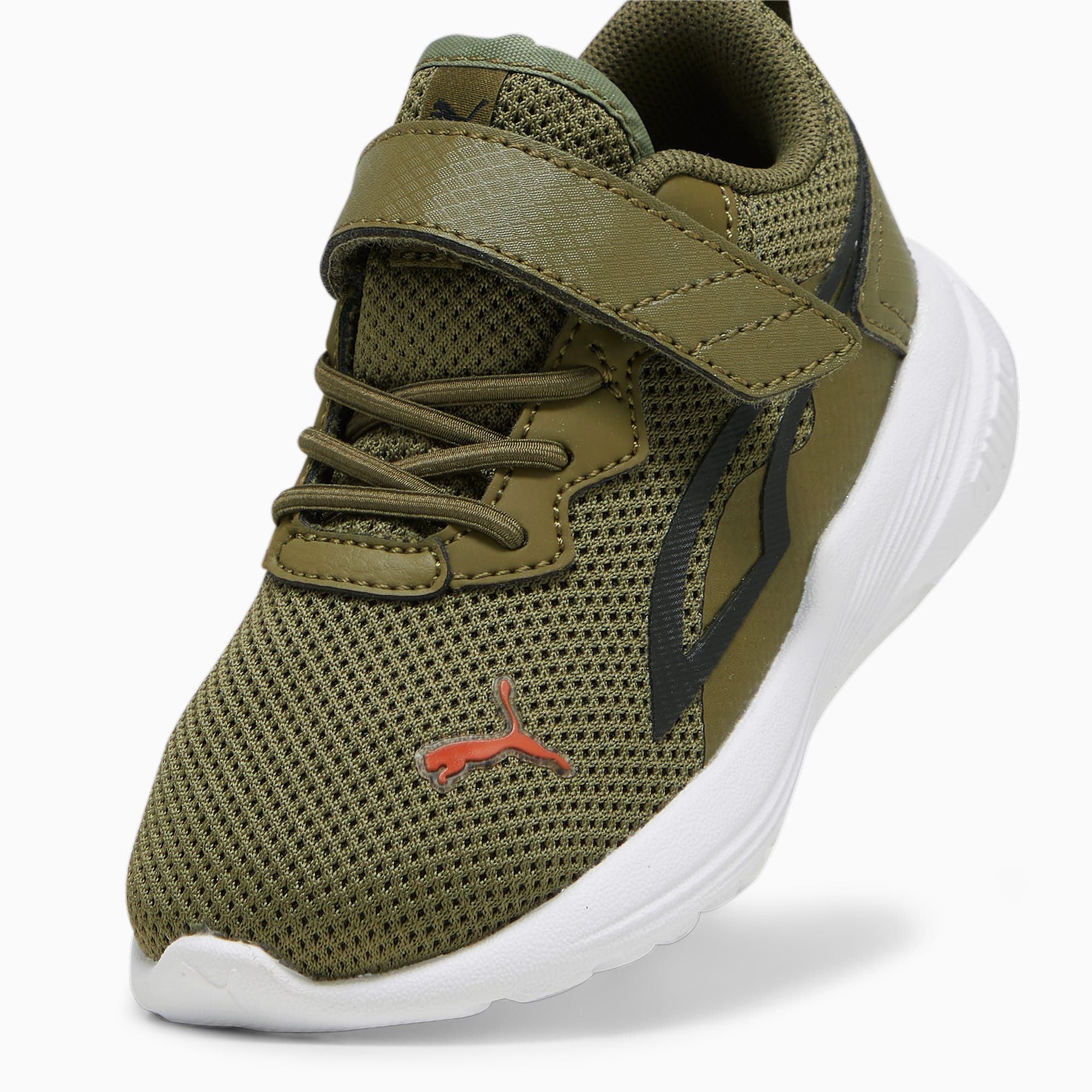 PUMA All-Day Active Alternative Closure Sneakers Babies, Olive Drab/Black, Size 19, Shoes