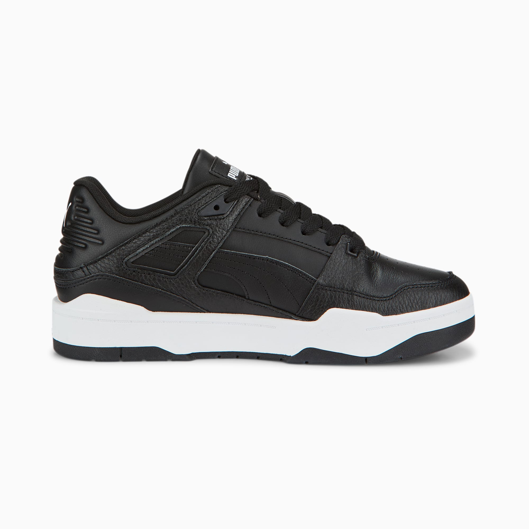 PUMA Slipstream leren sneakers voor Dames, Wit/Zwart