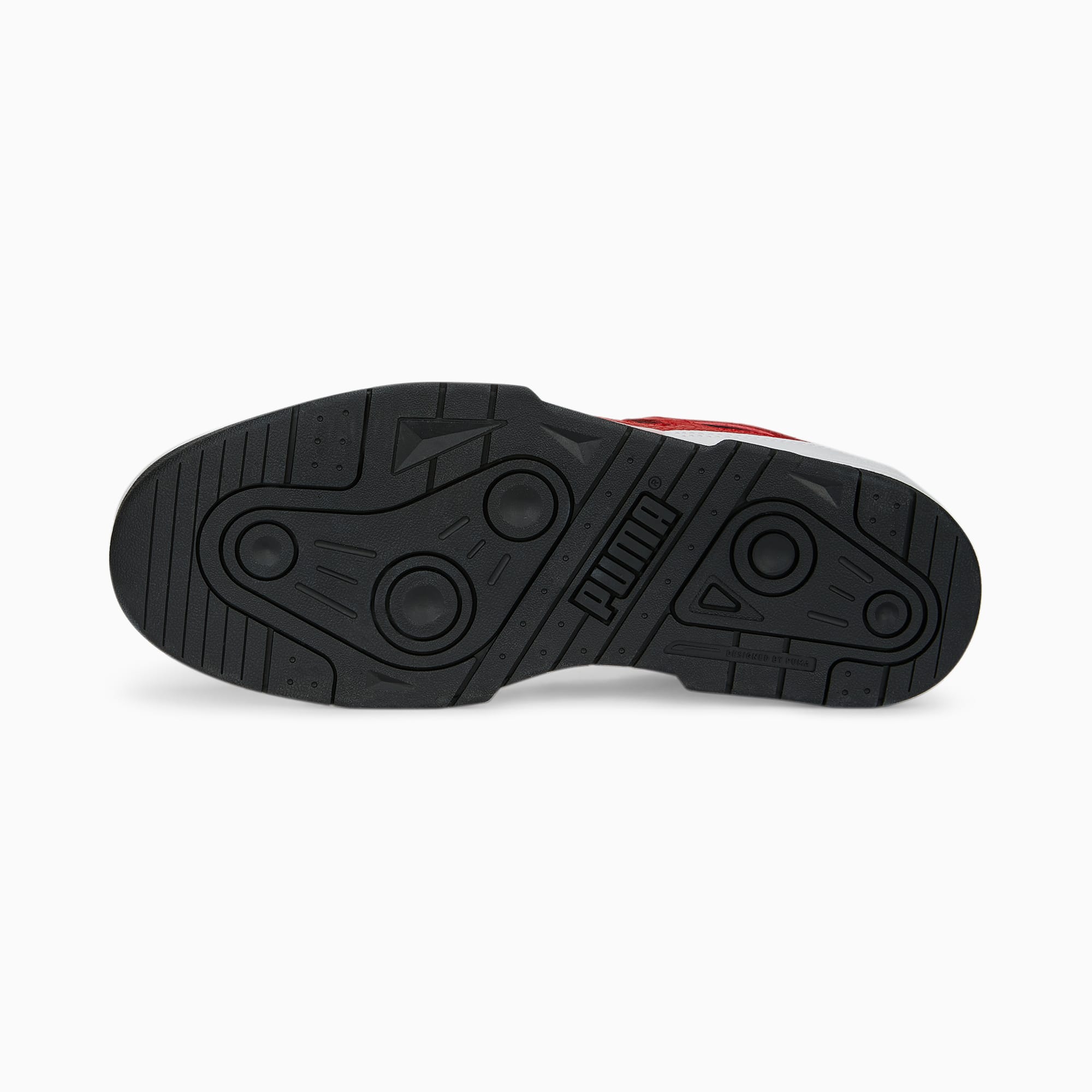 PUMA Zapatillas Slipstream Leather, Blanco/Negro/Rojo