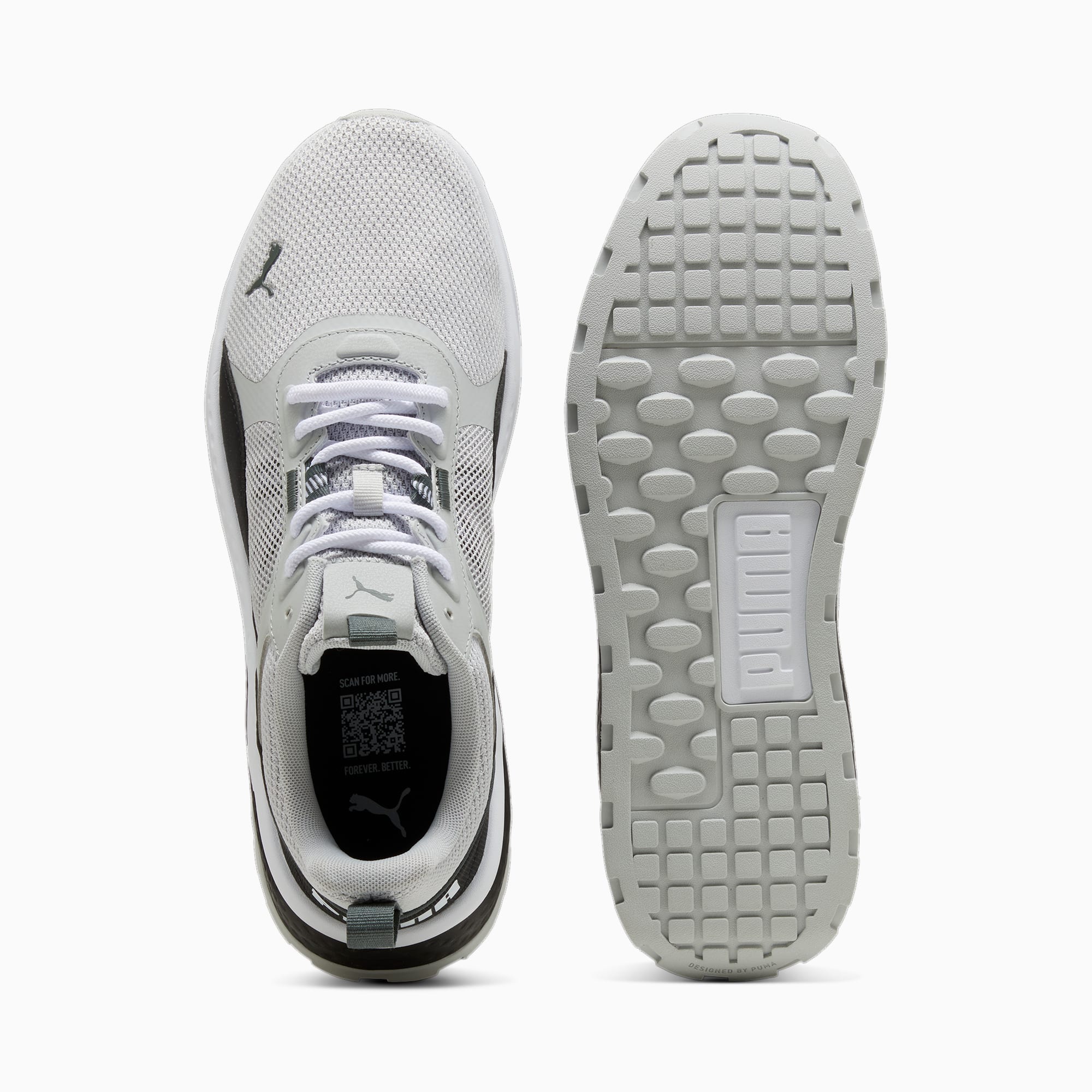 Women's PUMA Anzarun 2.0 Sneakers, Cool Light Grey/Black/White, Size 35,5, Shoes