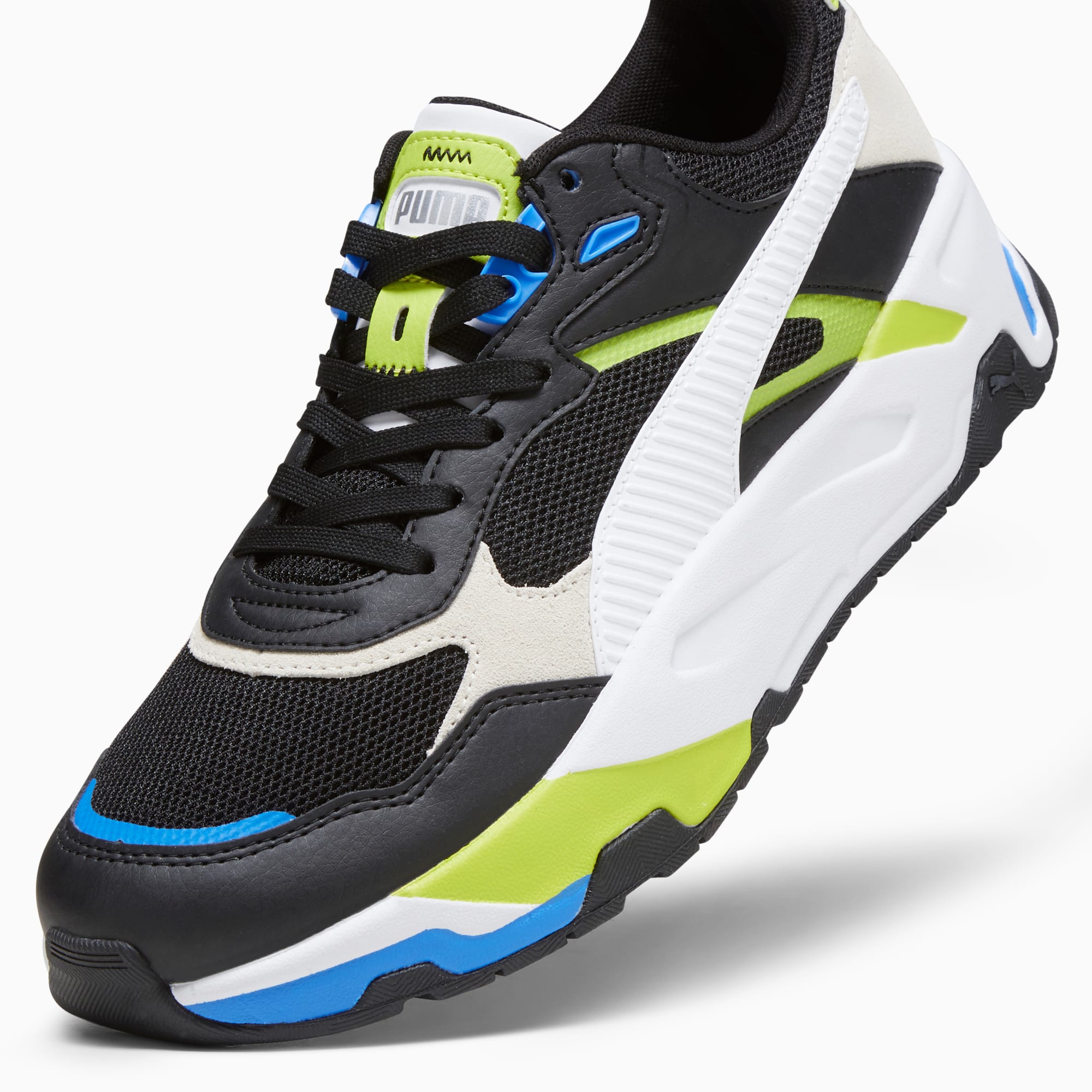 PUMA Trinity sneakers voor Dames, Grijs/Groen/Zwart
