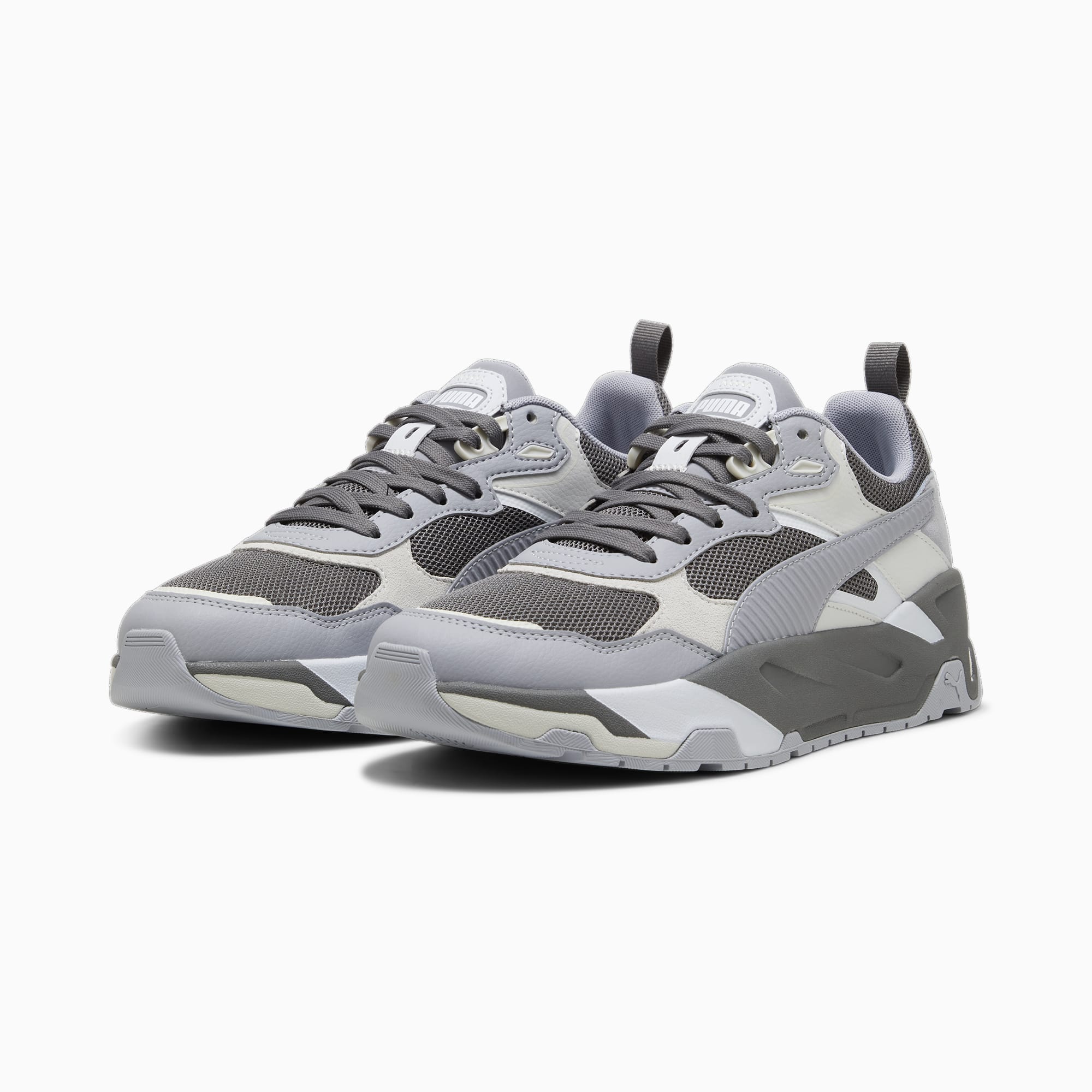 PUMA Trinity Sneakers Men, Cool Dark Grey/Grey Fog/Silver Mist, Size 35,5, Shoes