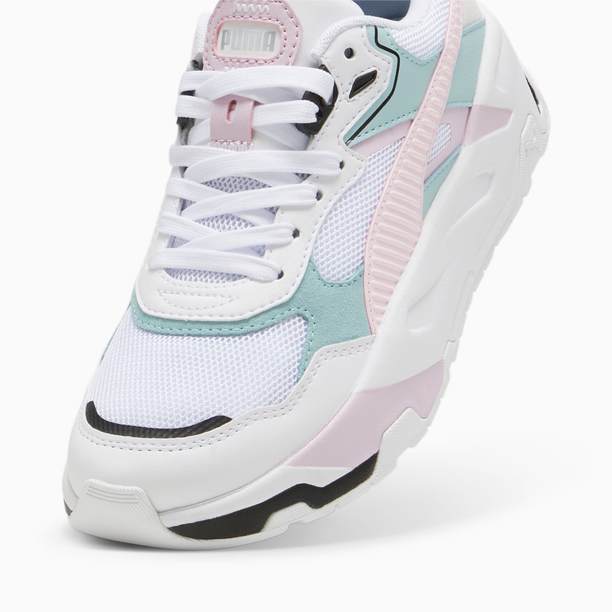 PUMA Trinity Sneakers Men, White/Whisp Of Pink/Turquoise Surf, Size 35,5, Shoes