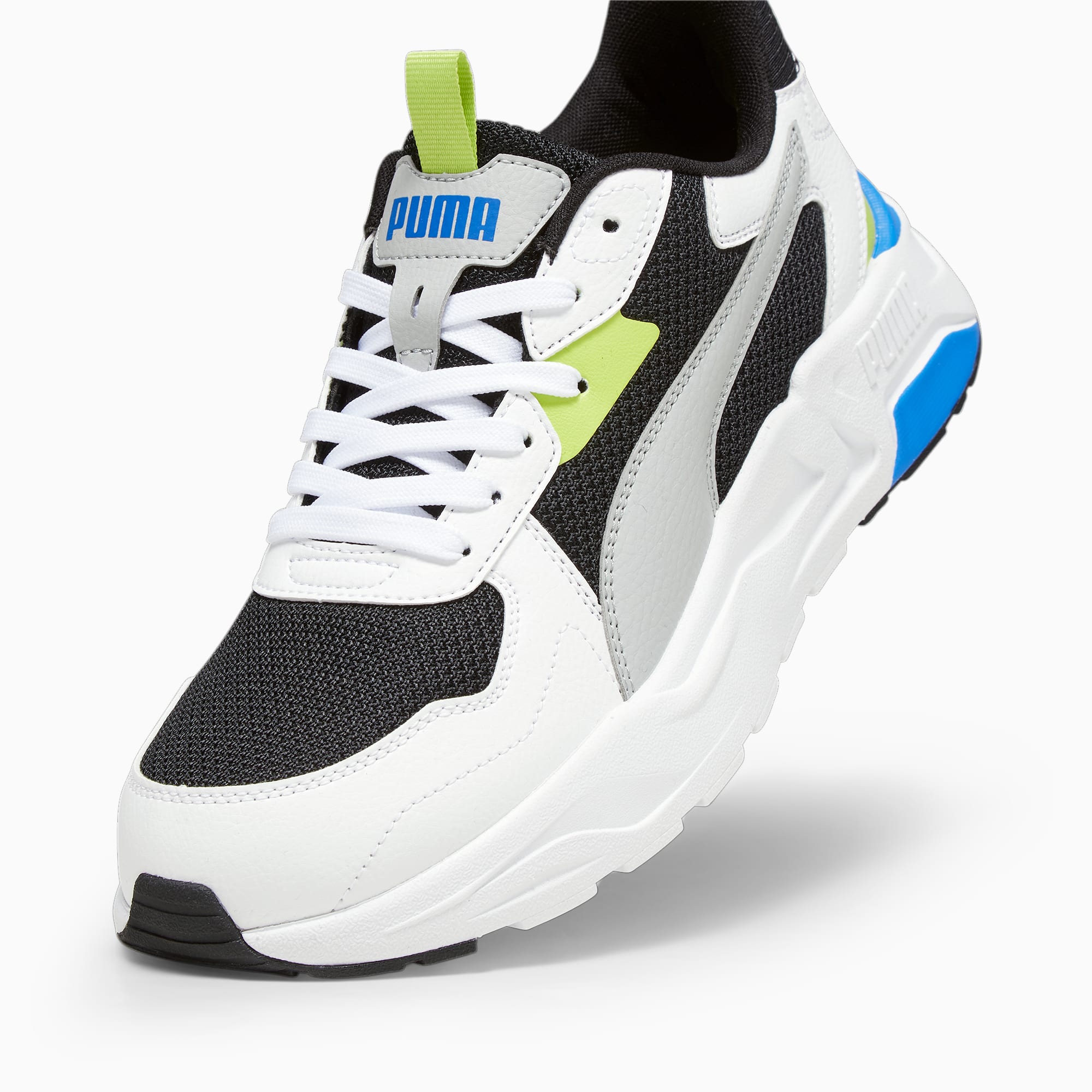PUMA Trinity Lite sneakers, Wit/Zwart/Grijs