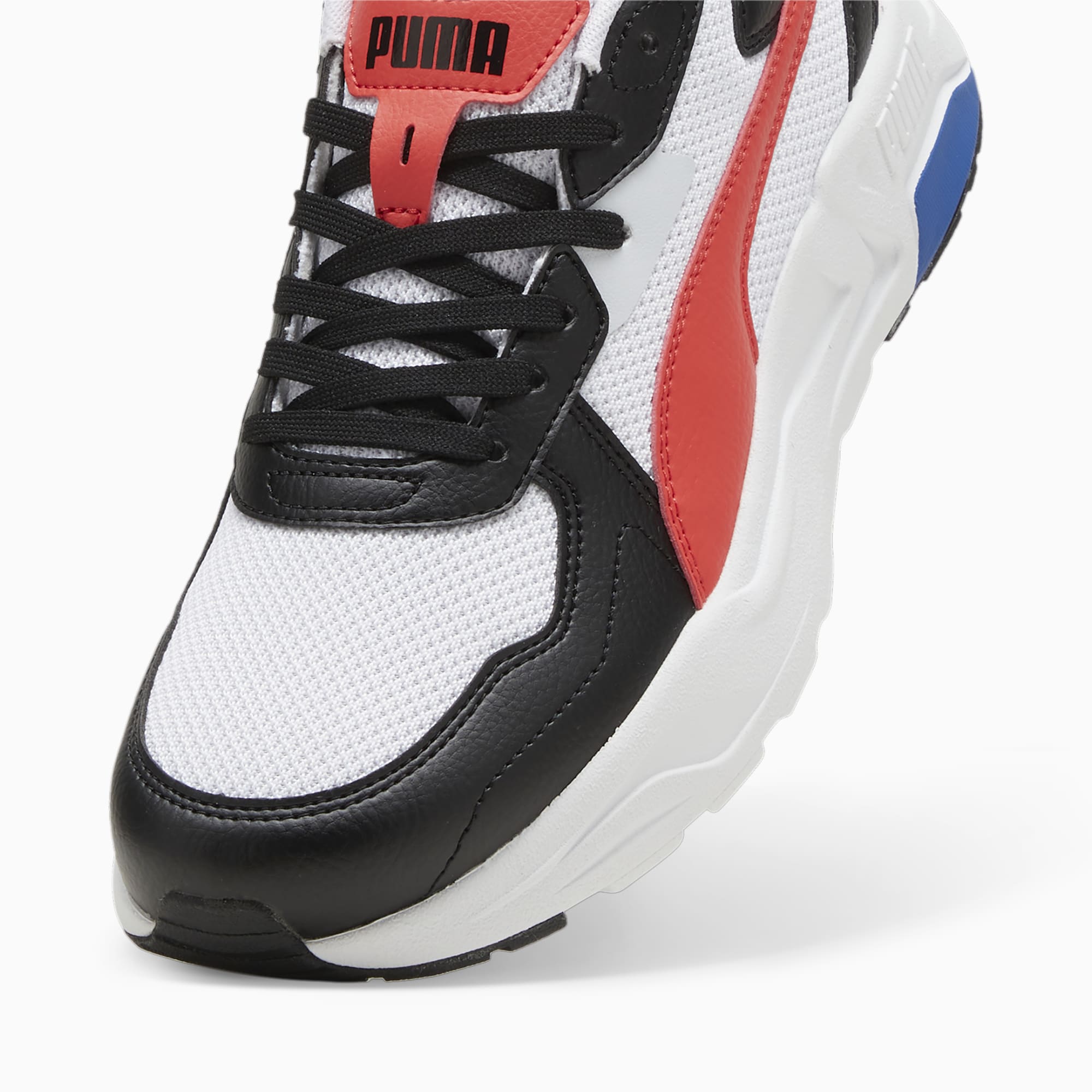 PUMA Trinity Lite Sneakers Men, White/Active Red/Black, Size 35,5, Shoes