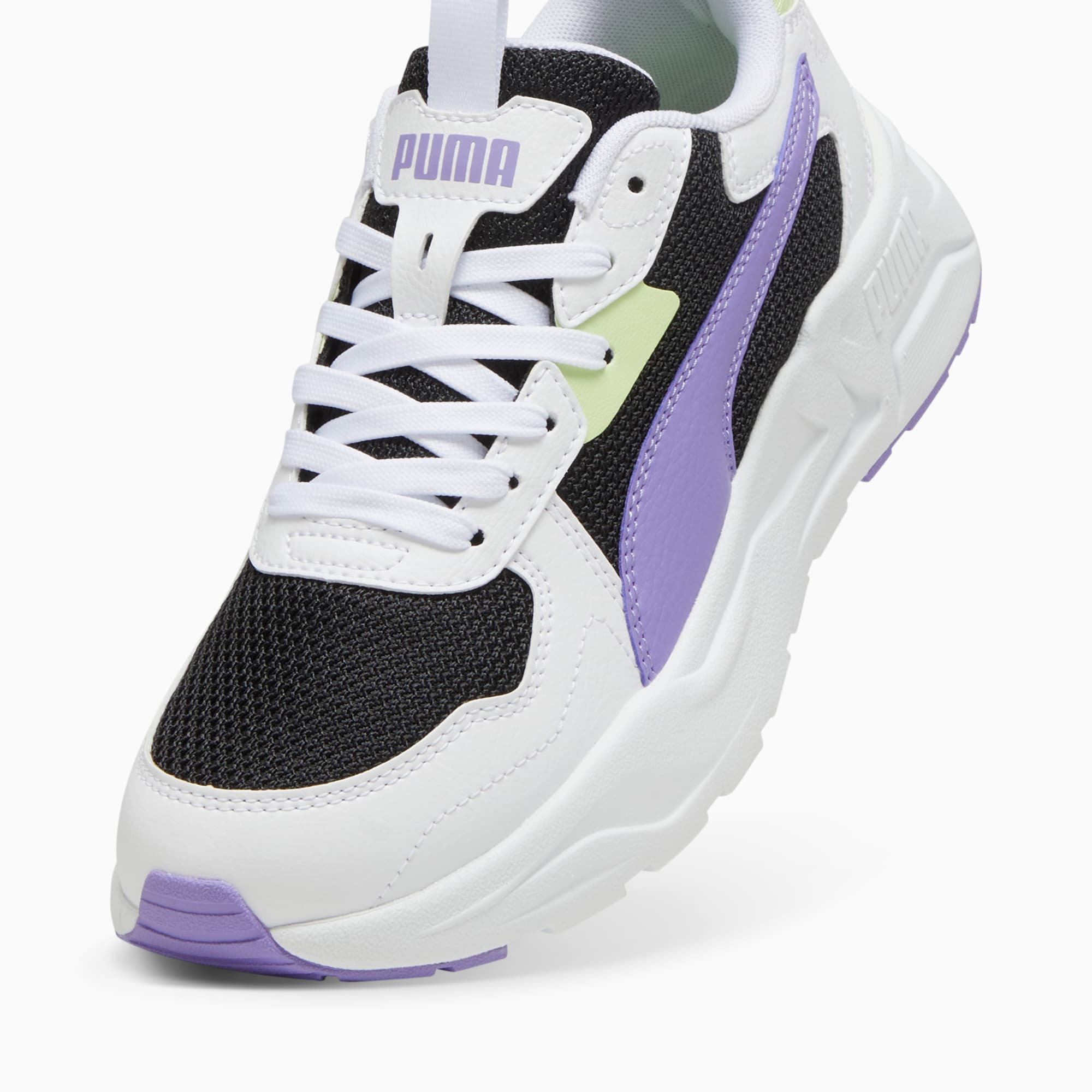 PUMA Trinity Lite sneakers voor Heren, Wit/Zwart