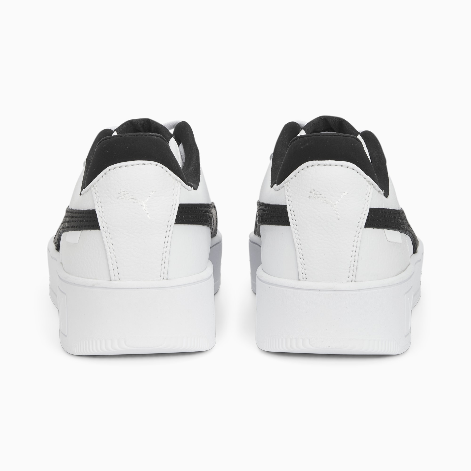 PUMA Carina Street Sneakers Women, White/Black/Silver, Size 35,5, Shoes