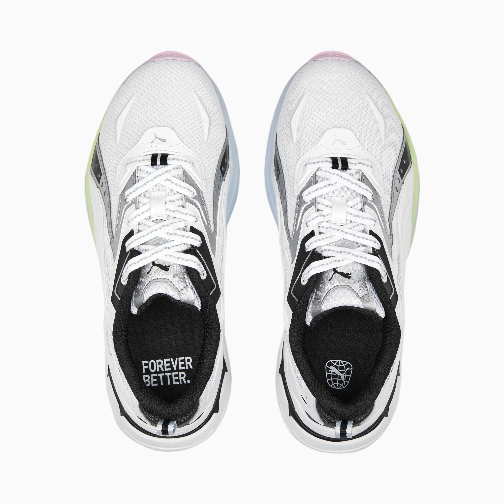 PUMA Phlox sneakers voor Dames, Wit/Zwart
