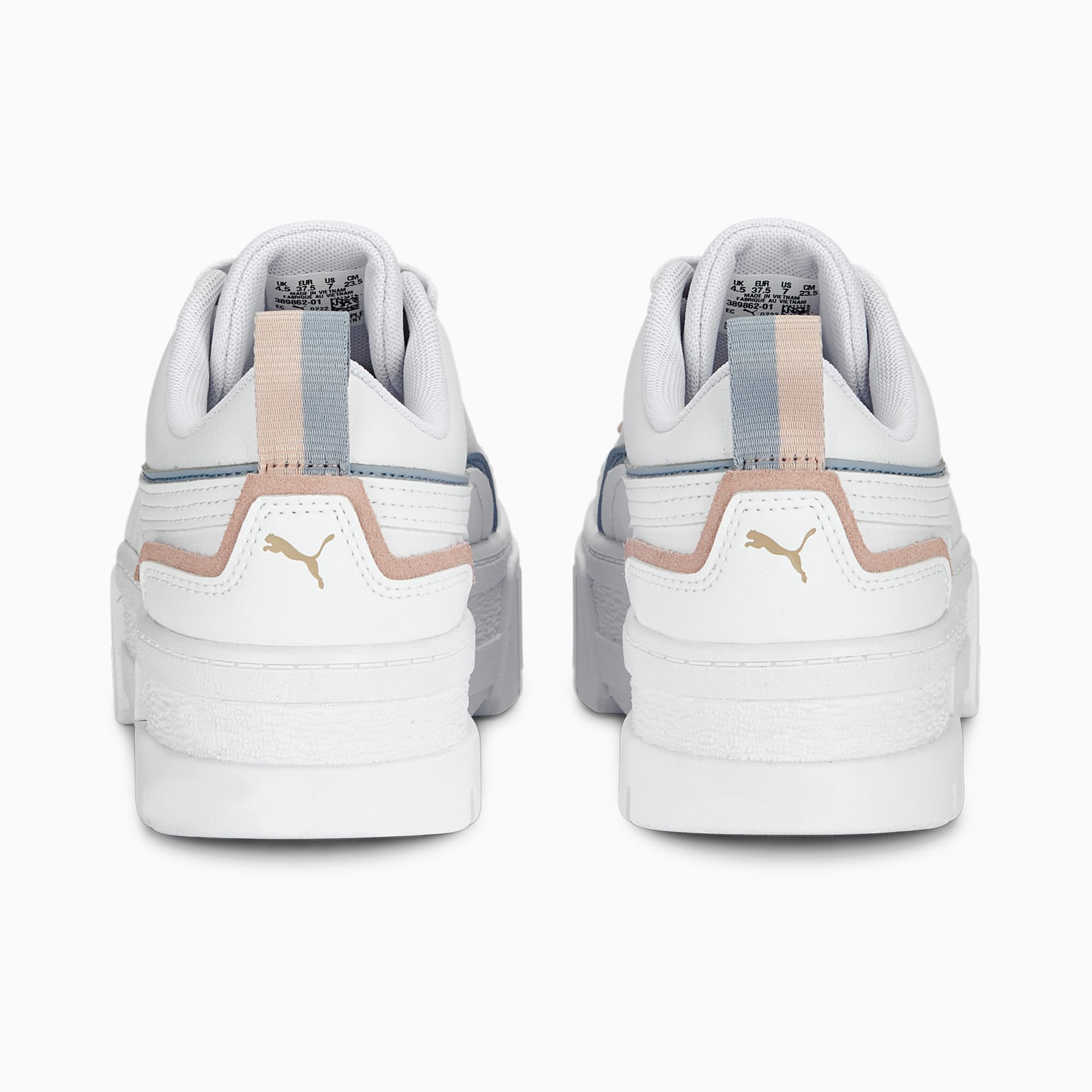 PUMA Mayze Ut Sneakers Women, White/Rose Quartz, Size 35,5, Shoes