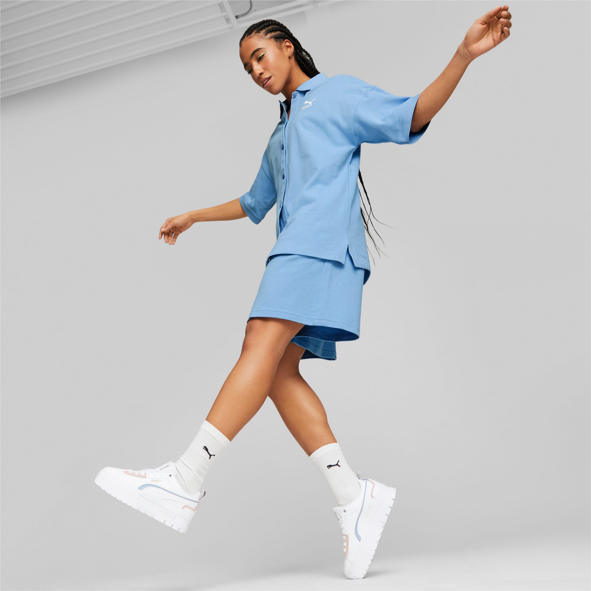 PUMA Mayze Ut Sneakers Women, White/Rose Quartz, Size 35,5, Shoes