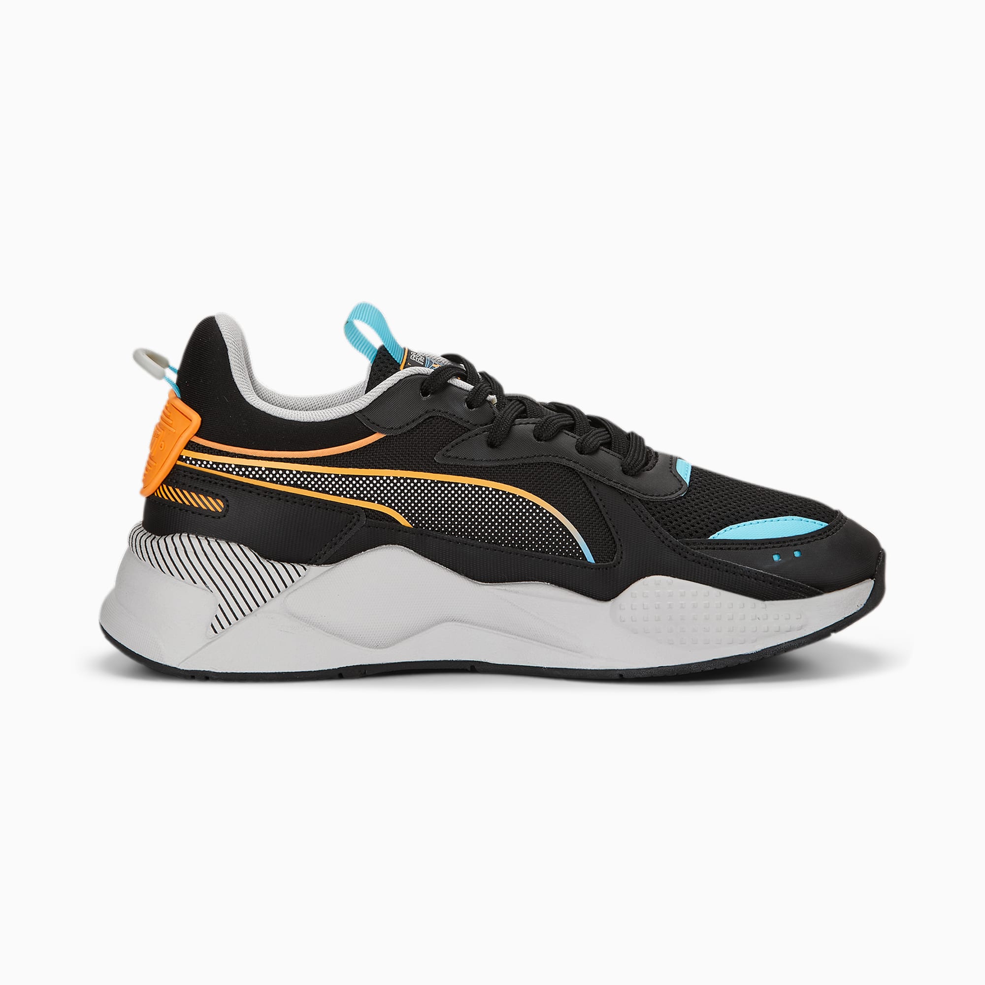 Men's PUMA Rs-X 3D Sneakers, Black/Harbor Mist, Size 35,5, Shoes