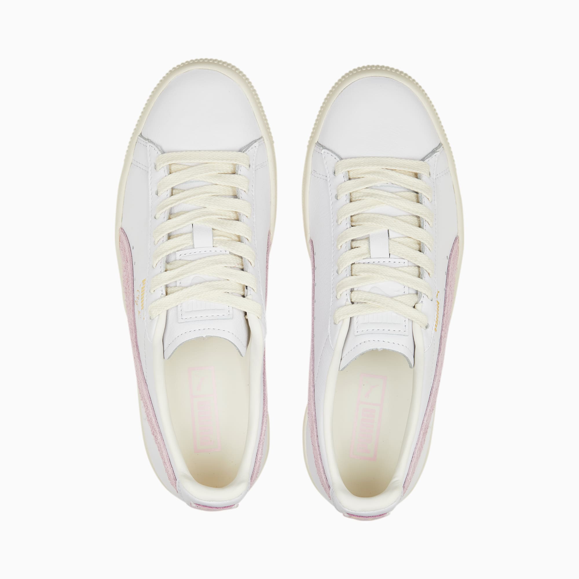 PUMA Clyde Base sneakers, Goud/Roze/Wit