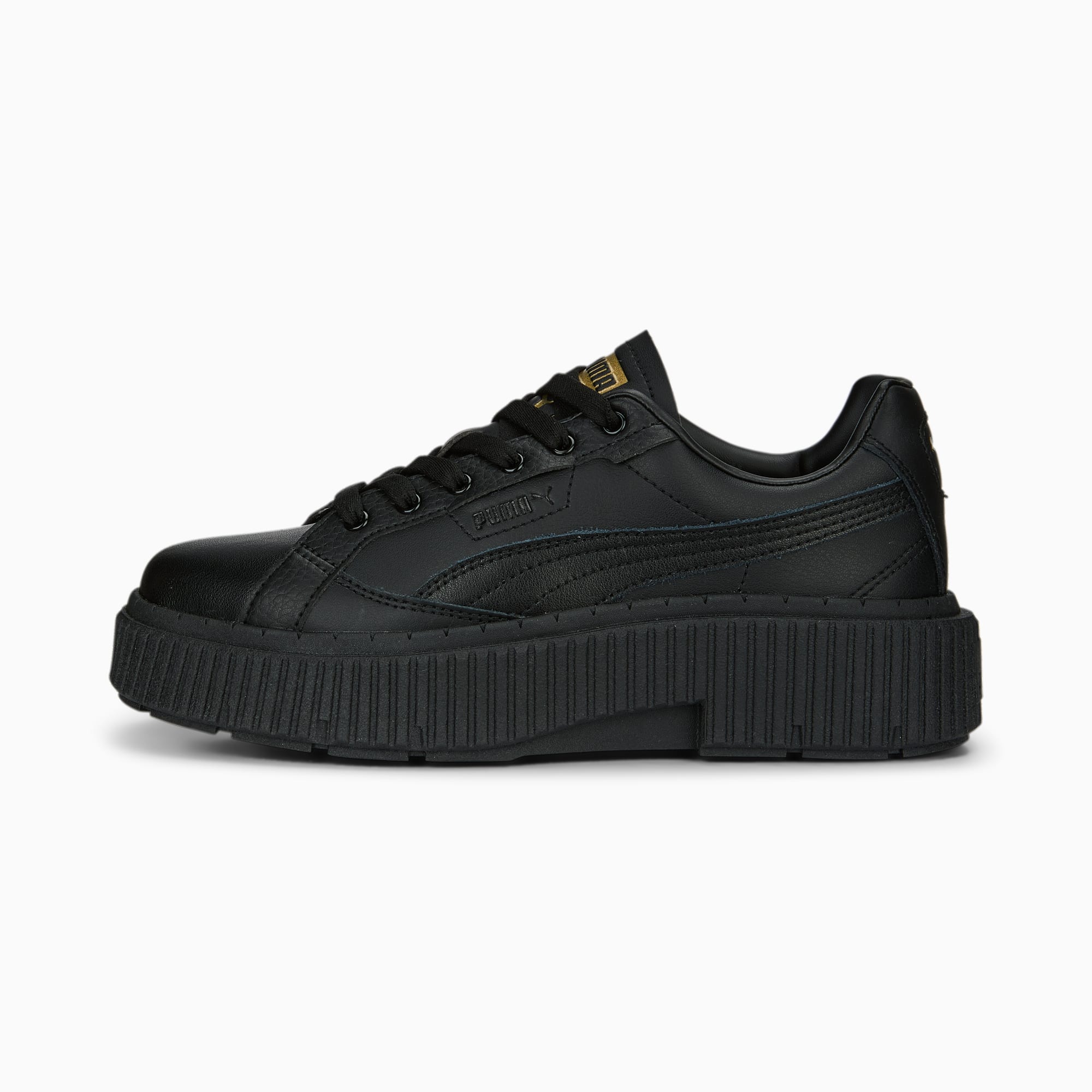 PUMA Dinara Leather Sneakers Women, Black, Size 35,5, Shoes