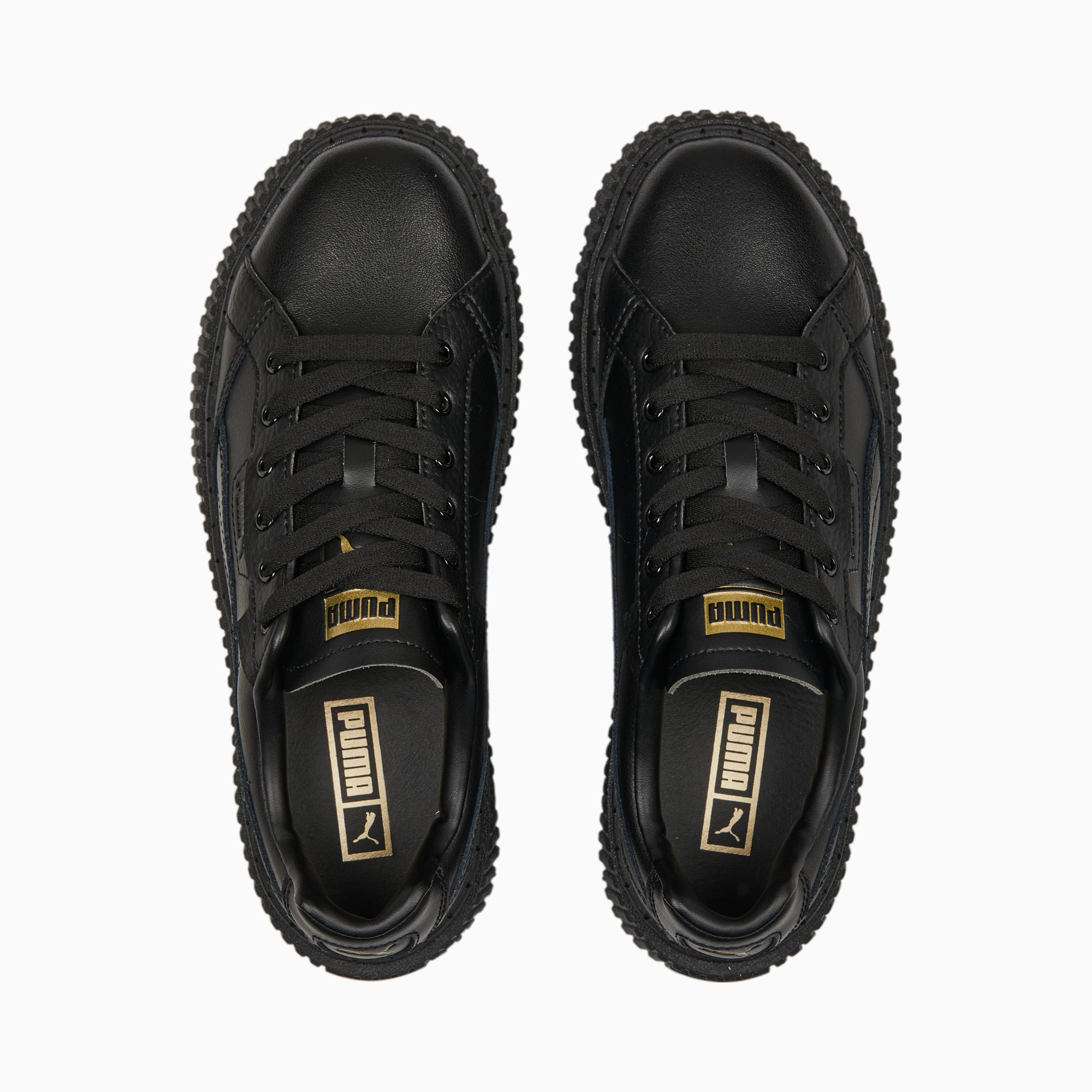 PUMA Dinara Leather Sneakers Women, Black, Size 35,5, Shoes