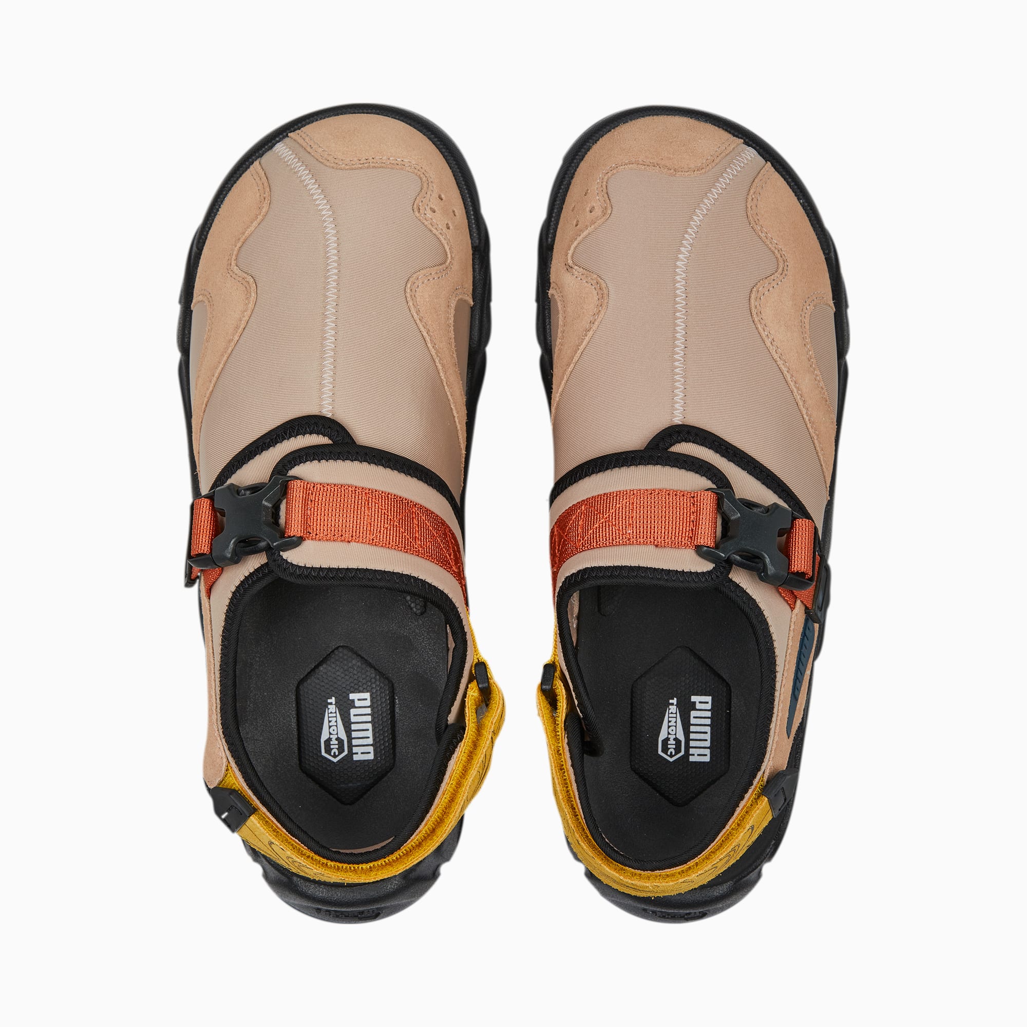 PUMA TS-01 Retro sandalen voor Dames, Zwart